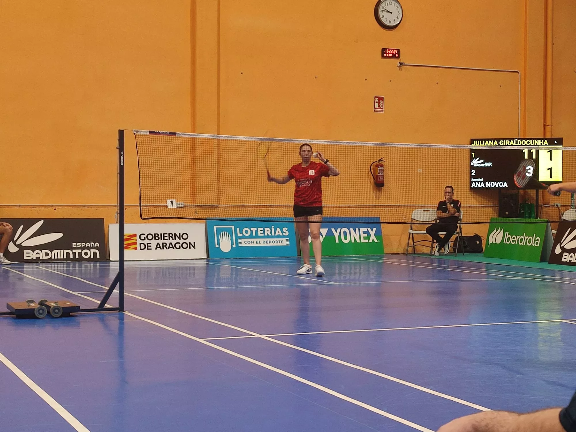 Partido Bádminton Huesca La Magia-Ravachol