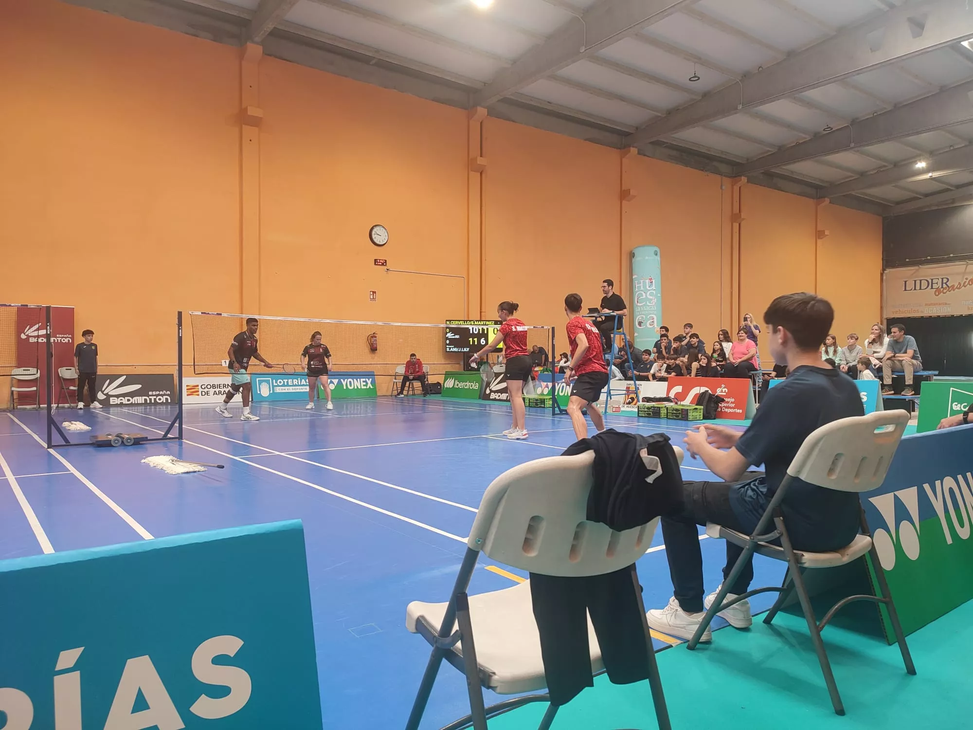 Partido Bádminton Huesca La Magia-Ravachol