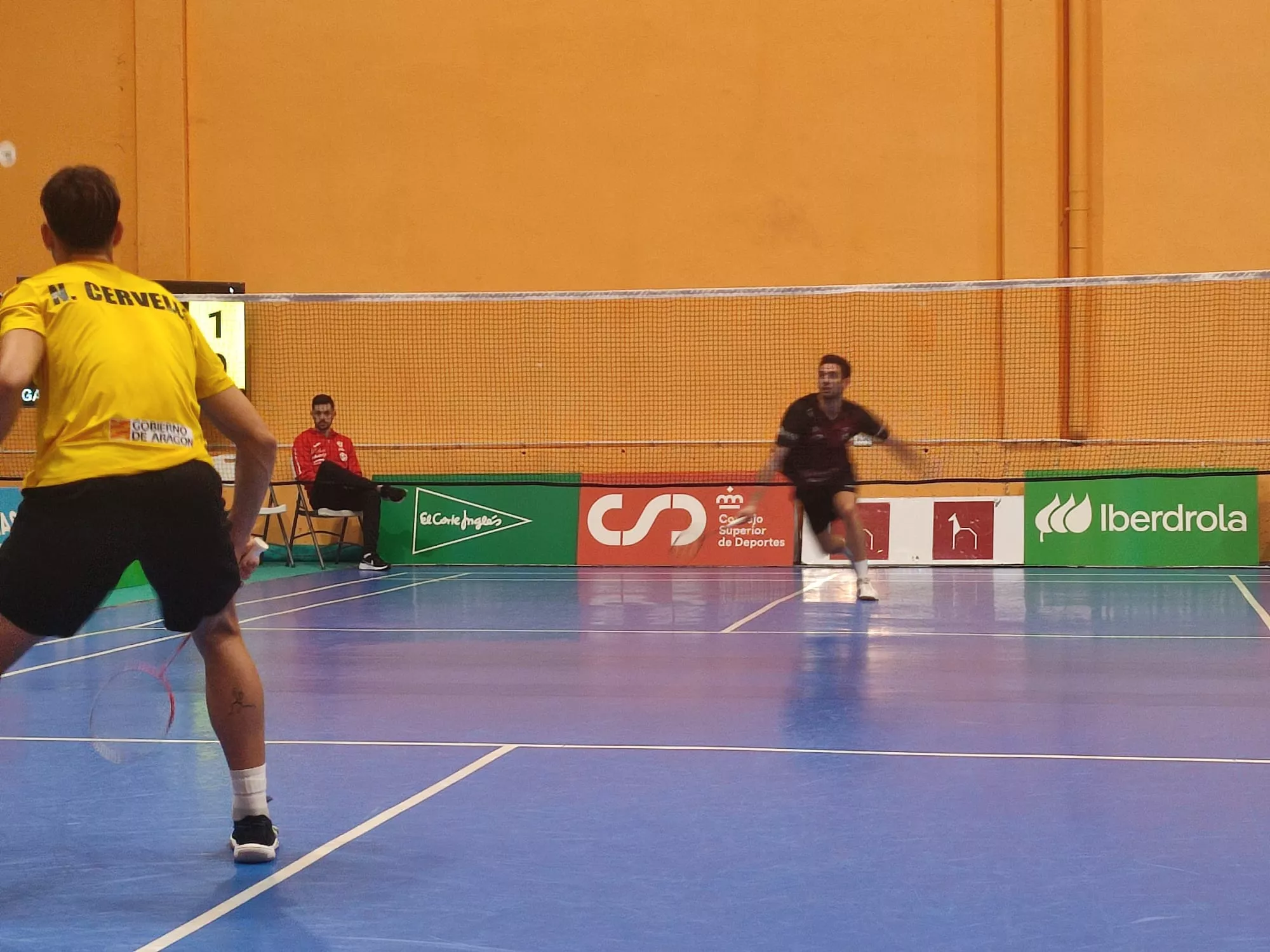 Partido Bádminton Huesca La Magia-Ravachol