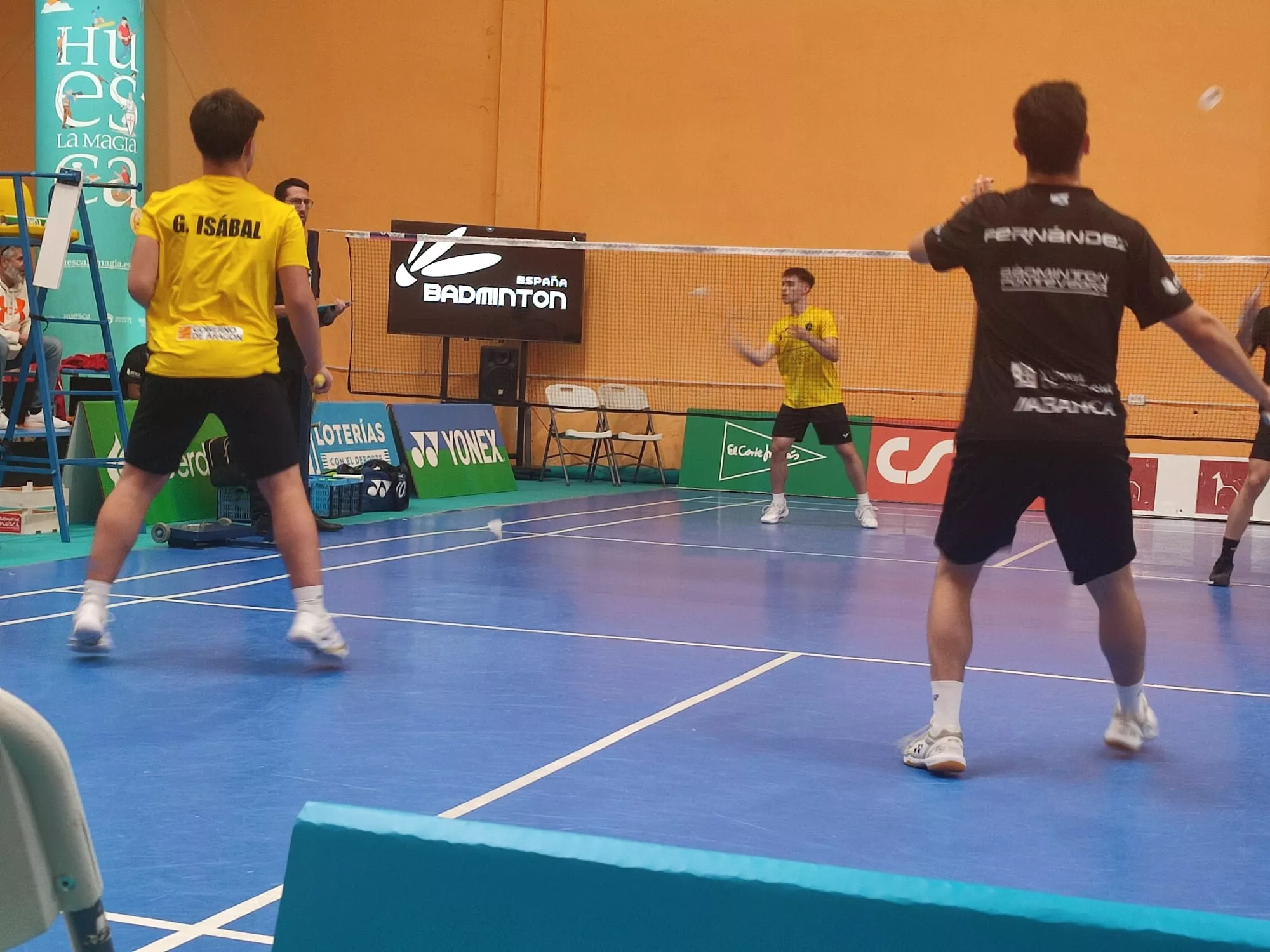 Partido Bádminton Huesca La Magia-Ravachol