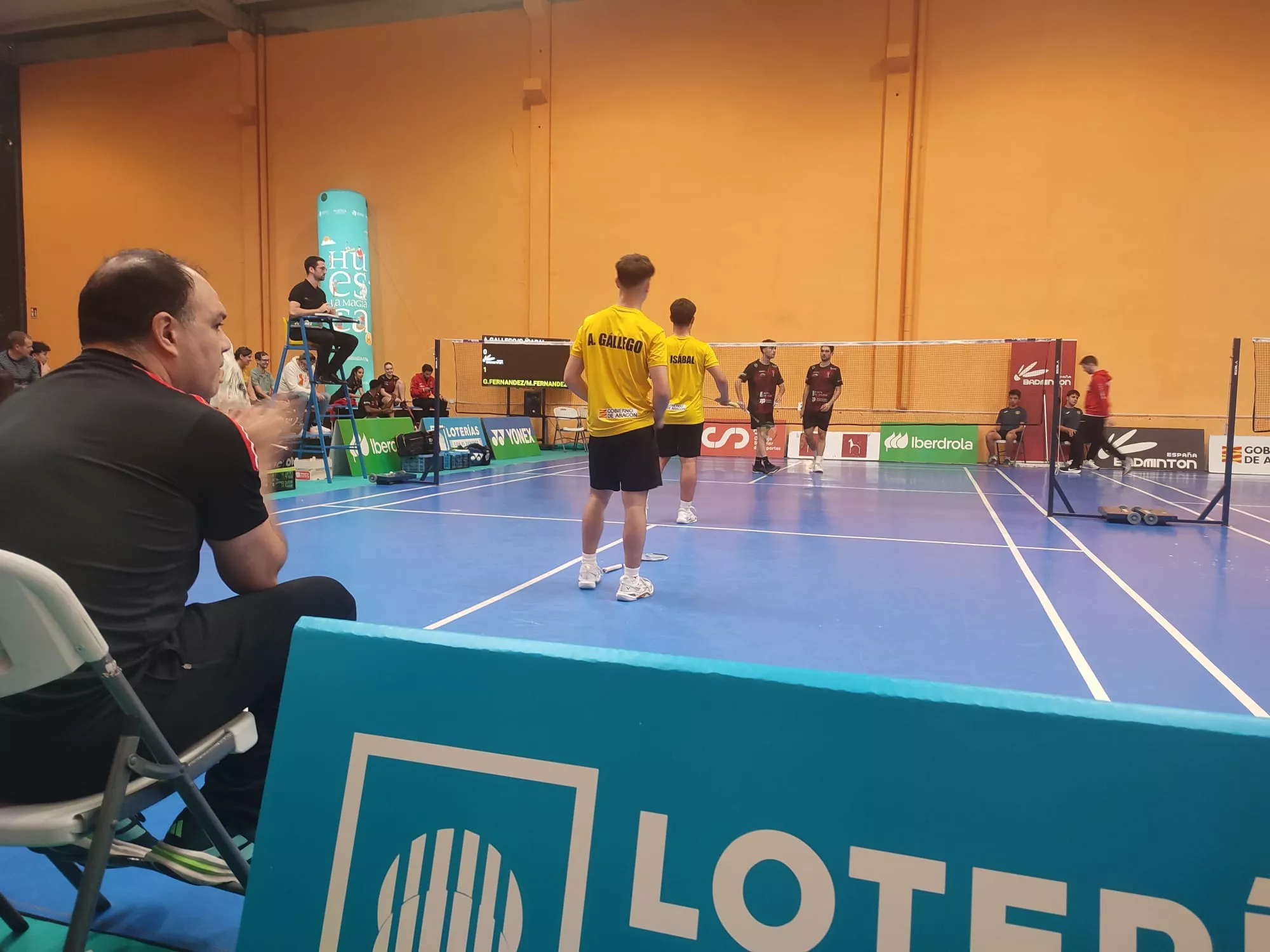 Partido Bádminton Huesca La Magia-Ravachol