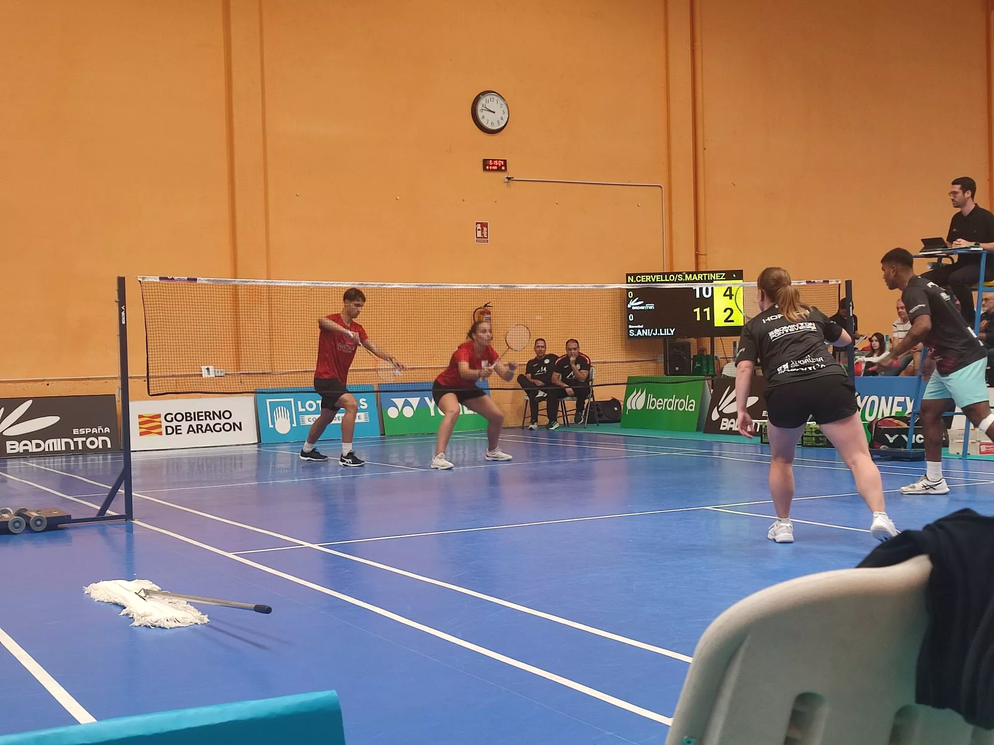 Partido Bádminton Huesca La Magia-Ravachol