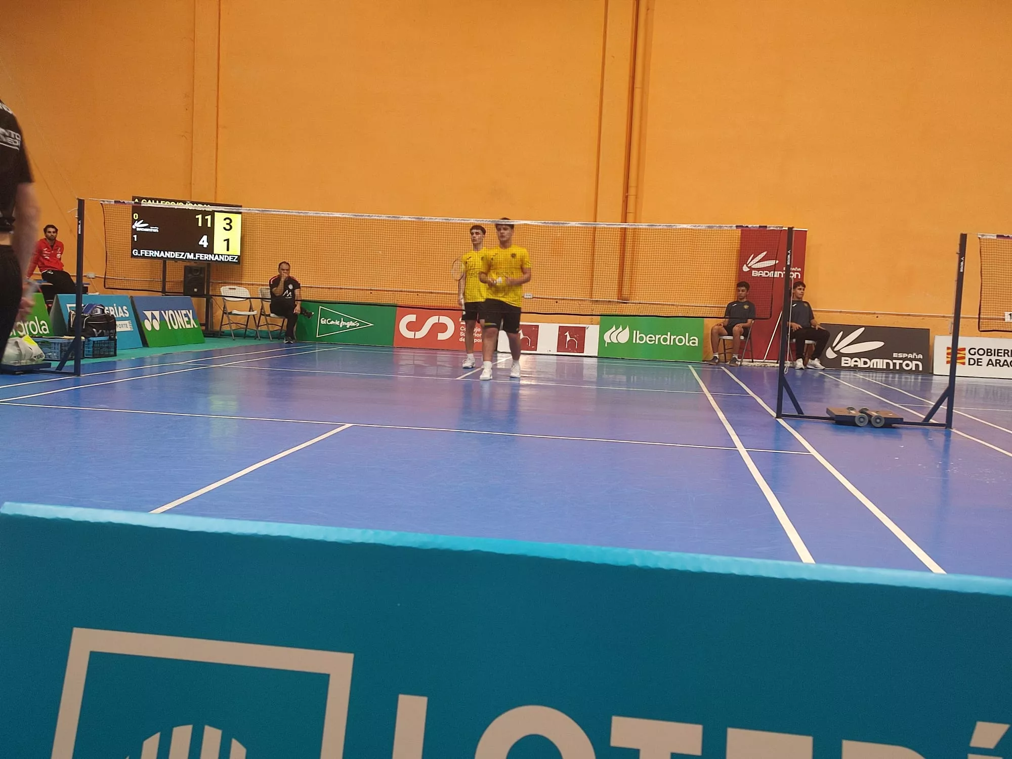 Partido Bádminton Huesca La Magia-Ravachol