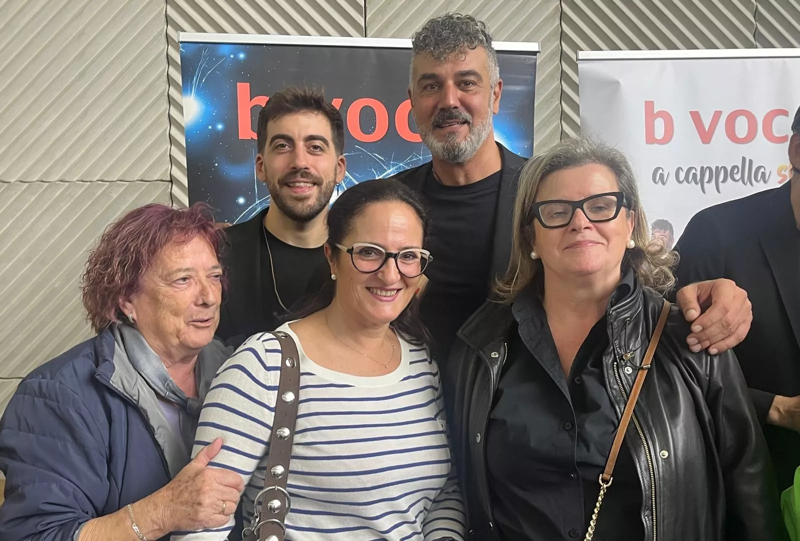 Actuación de B Vocal en Huesca con su espectáculo “Cantando a los 30”. Foto Mercedes Manterola
