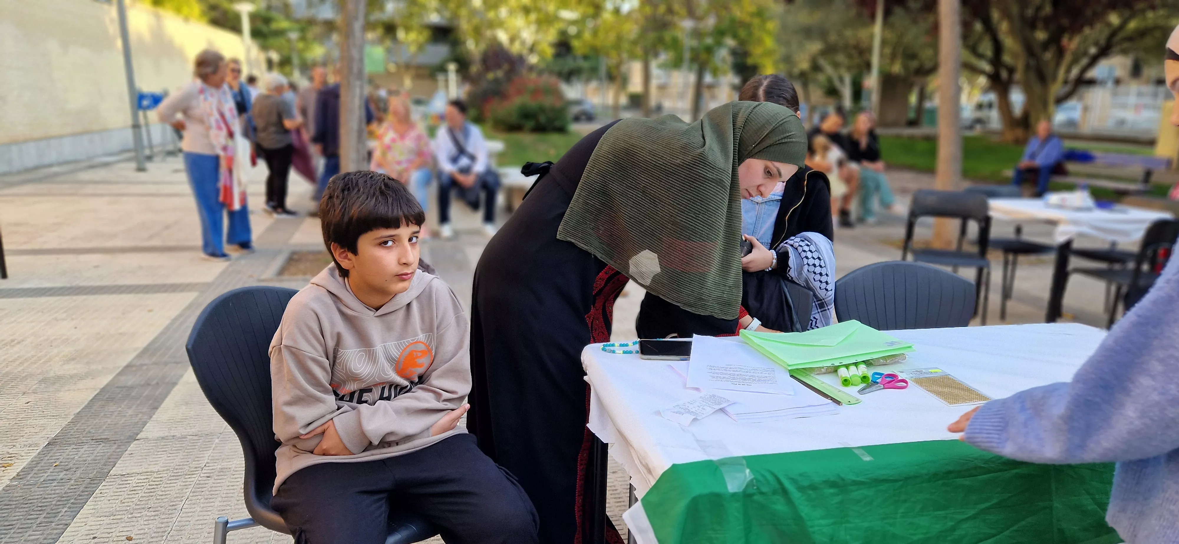 Día de la Paz en el Barrio de María Auxiliadora. Foto Myriam Martínez