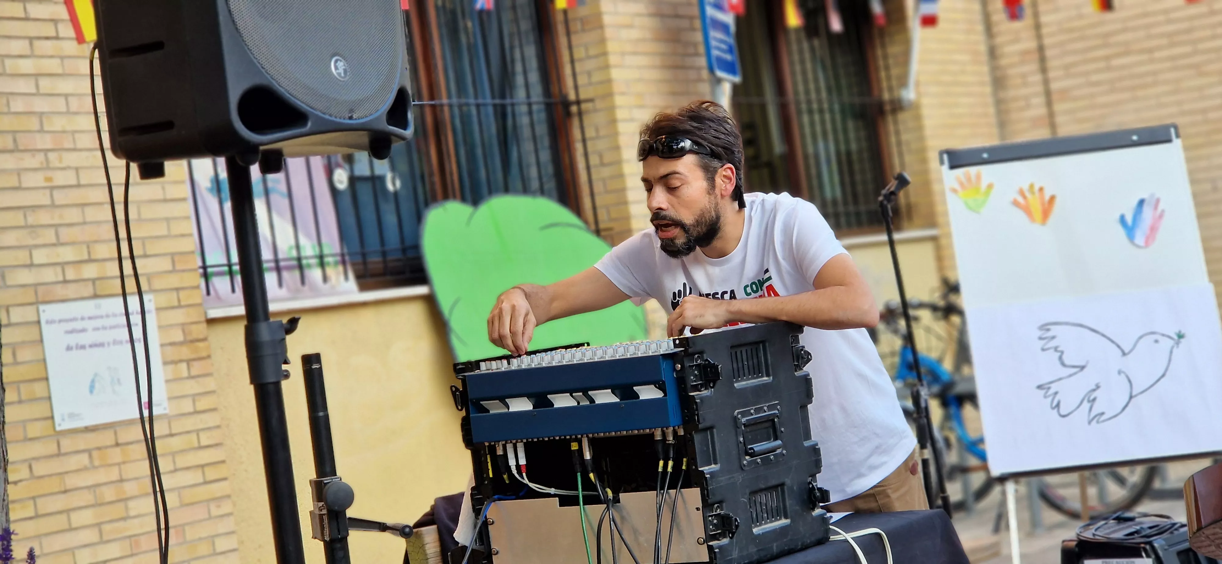 Día de la Paz en el Barrio de María Auxiliadora. Foto Myriam Martínez