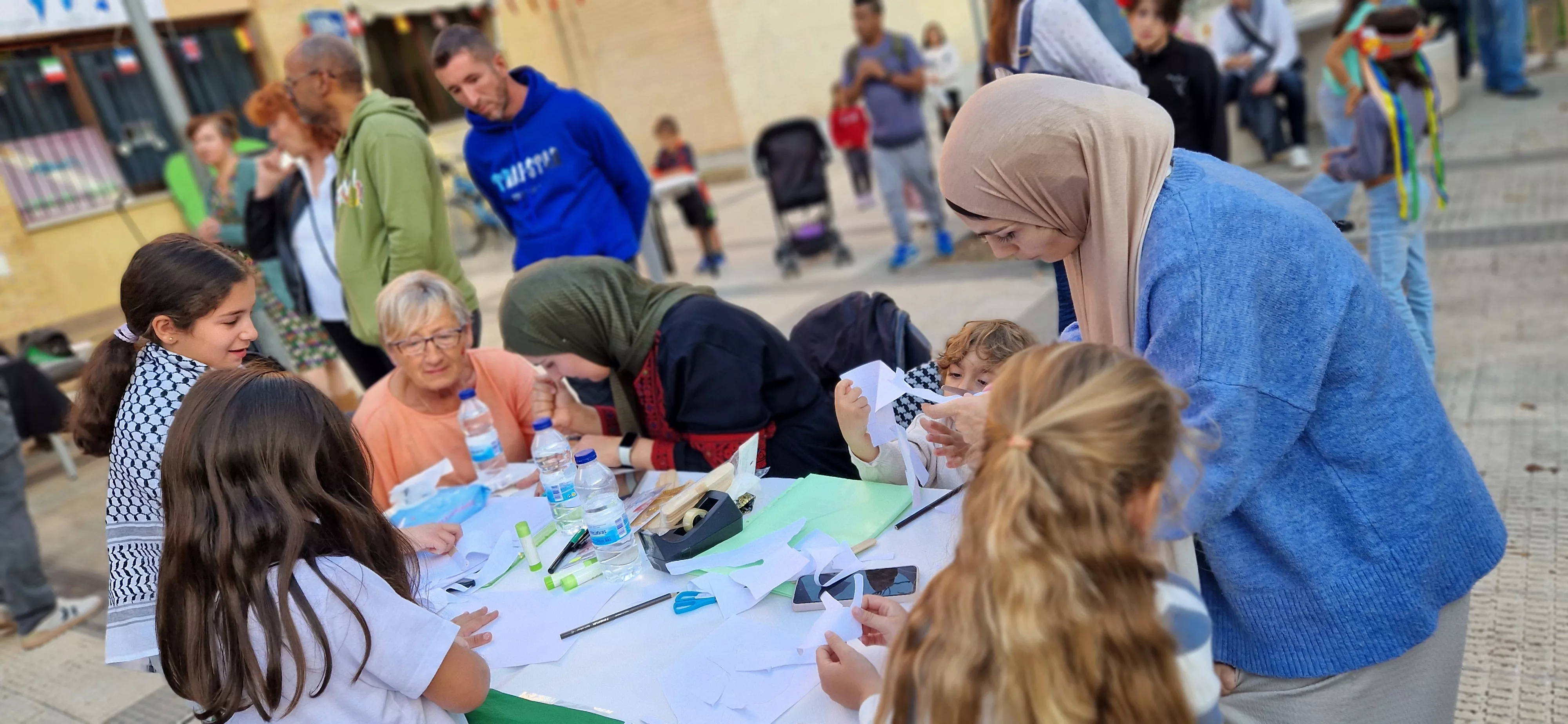 Día de la Paz en el Barrio de María Auxiliadora. Foto Myriam Martínez