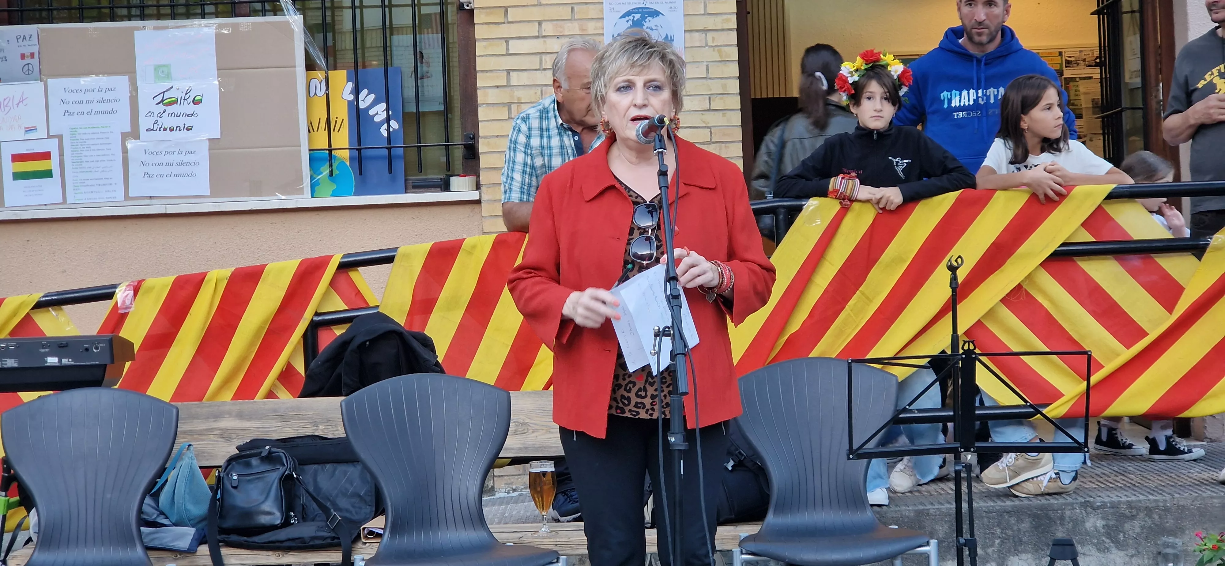 Carmen García Serrano. Día de la Paz en el Barrio de María Auxiliadora. Foto Myriam Martínez