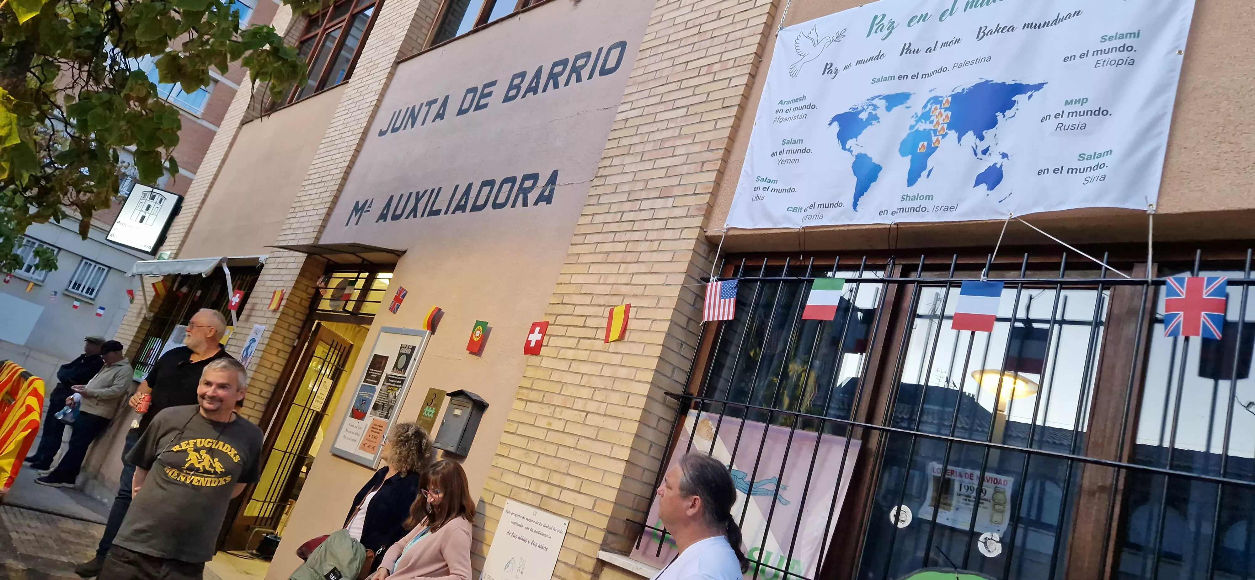 Día de la Paz en el Barrio de María Auxiliadora. Foto Myriam Martínez