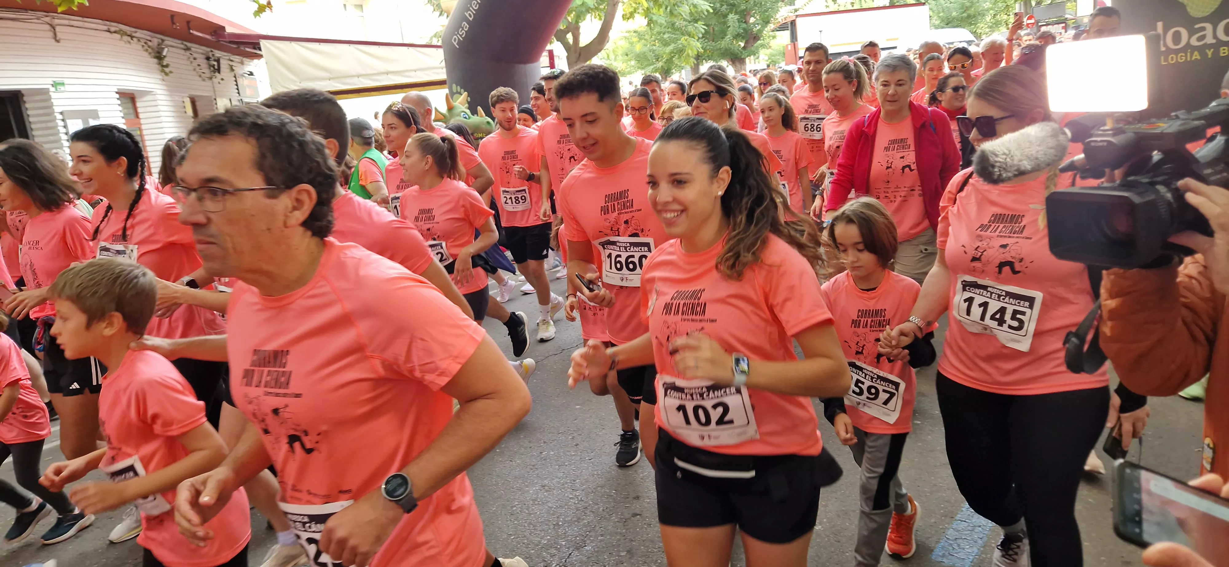 XI Carrera contra el Cáncer de Huesca. Foto Myriam Martínez