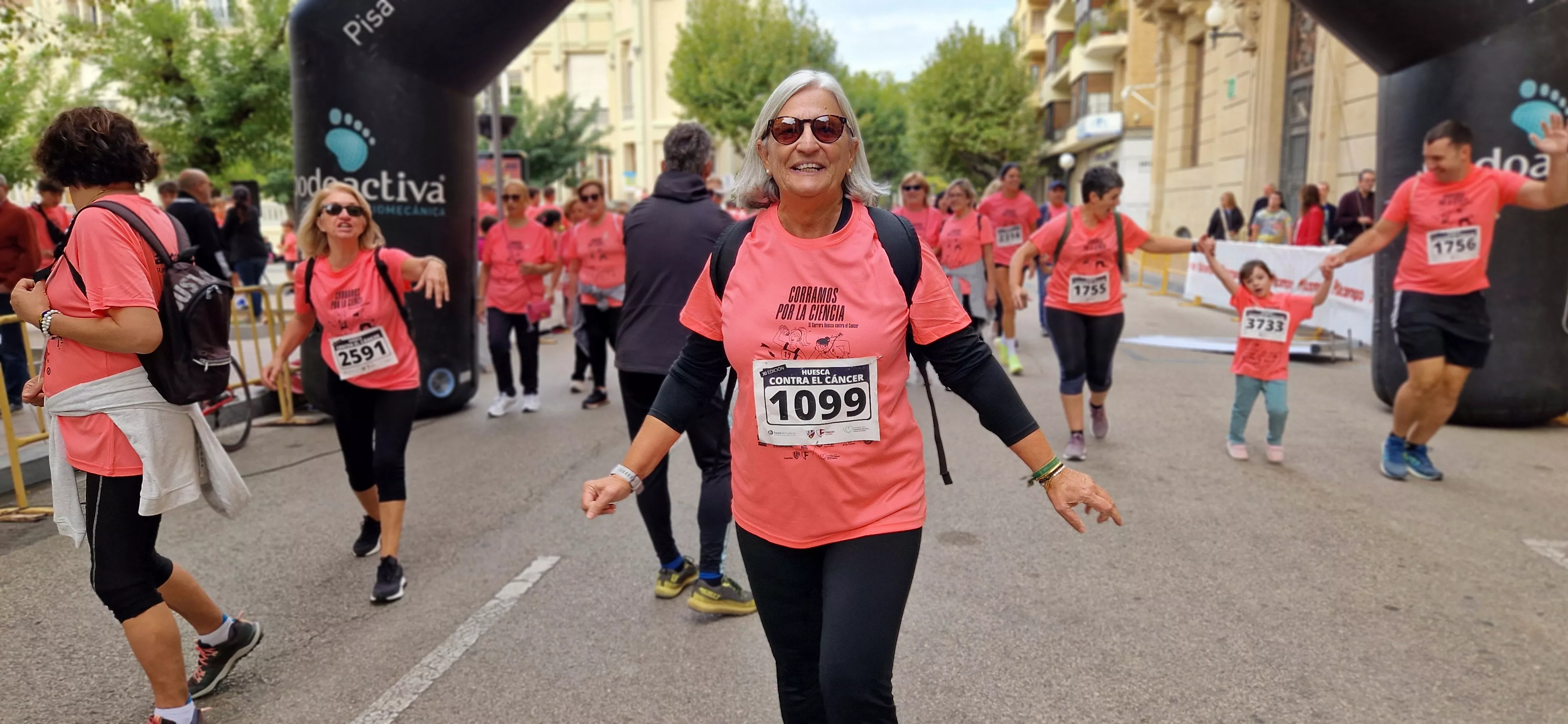 XI Carrera contra el Cáncer de Huesca. Foto Myriam Martínez