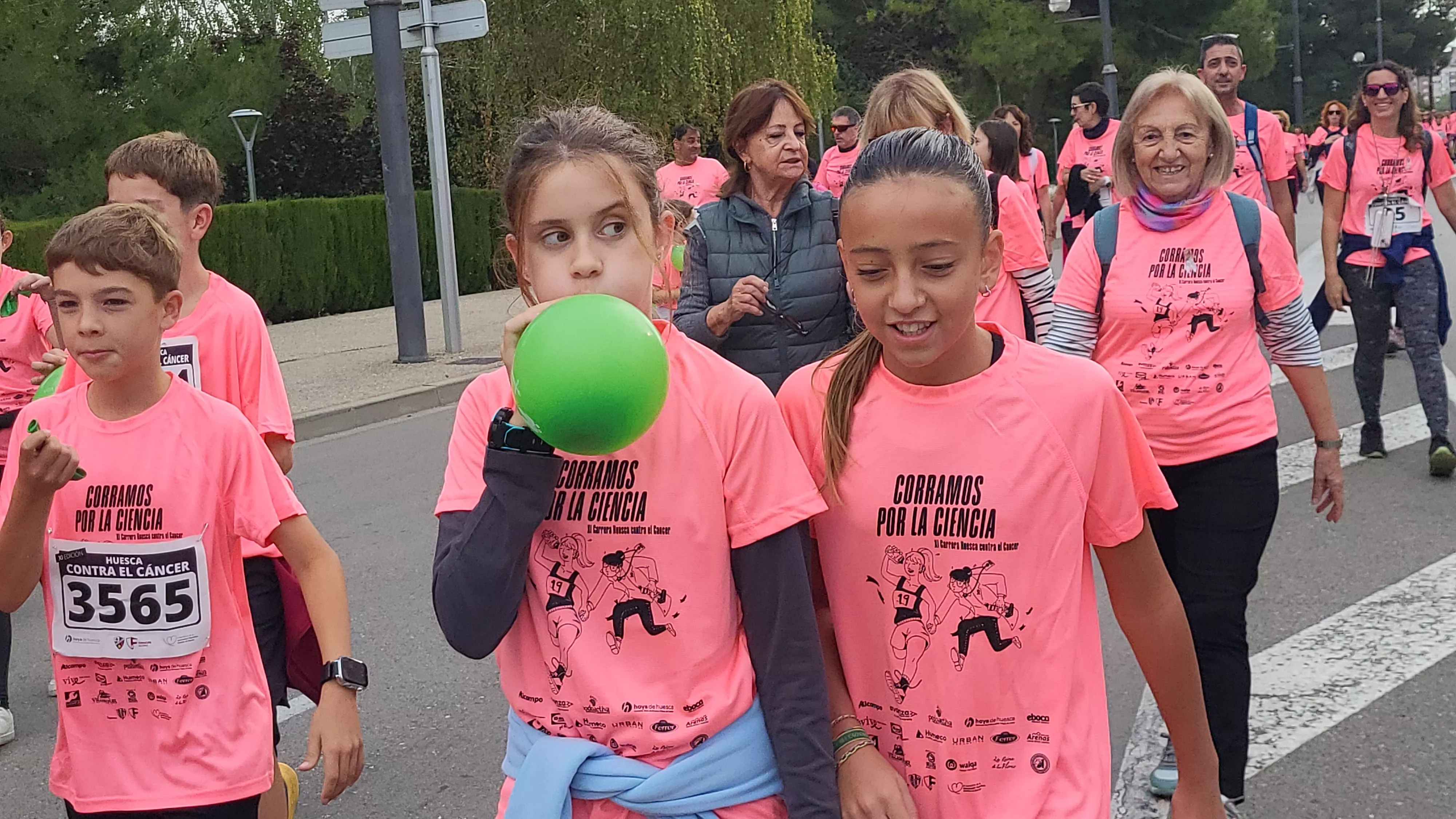 XI Carrera contra el Cáncer de Huesca. Foto Mercedes Manterola