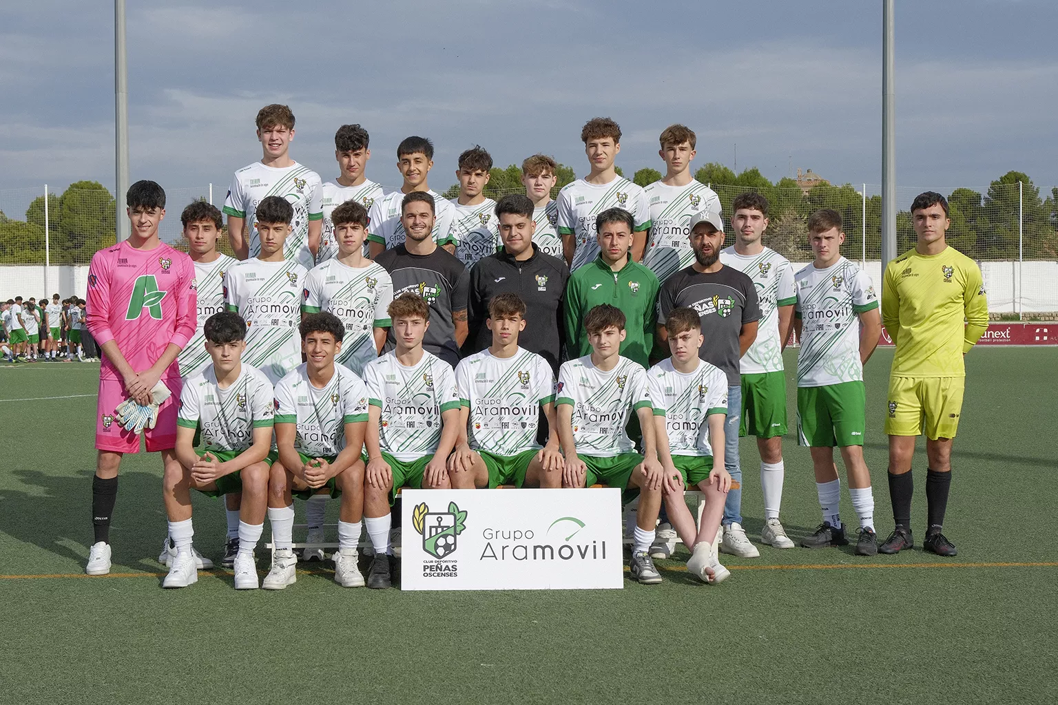 Imágenes de la presentación de la cantera del CD Peñas Oscenses. Foto: Alejandro Sanagustín