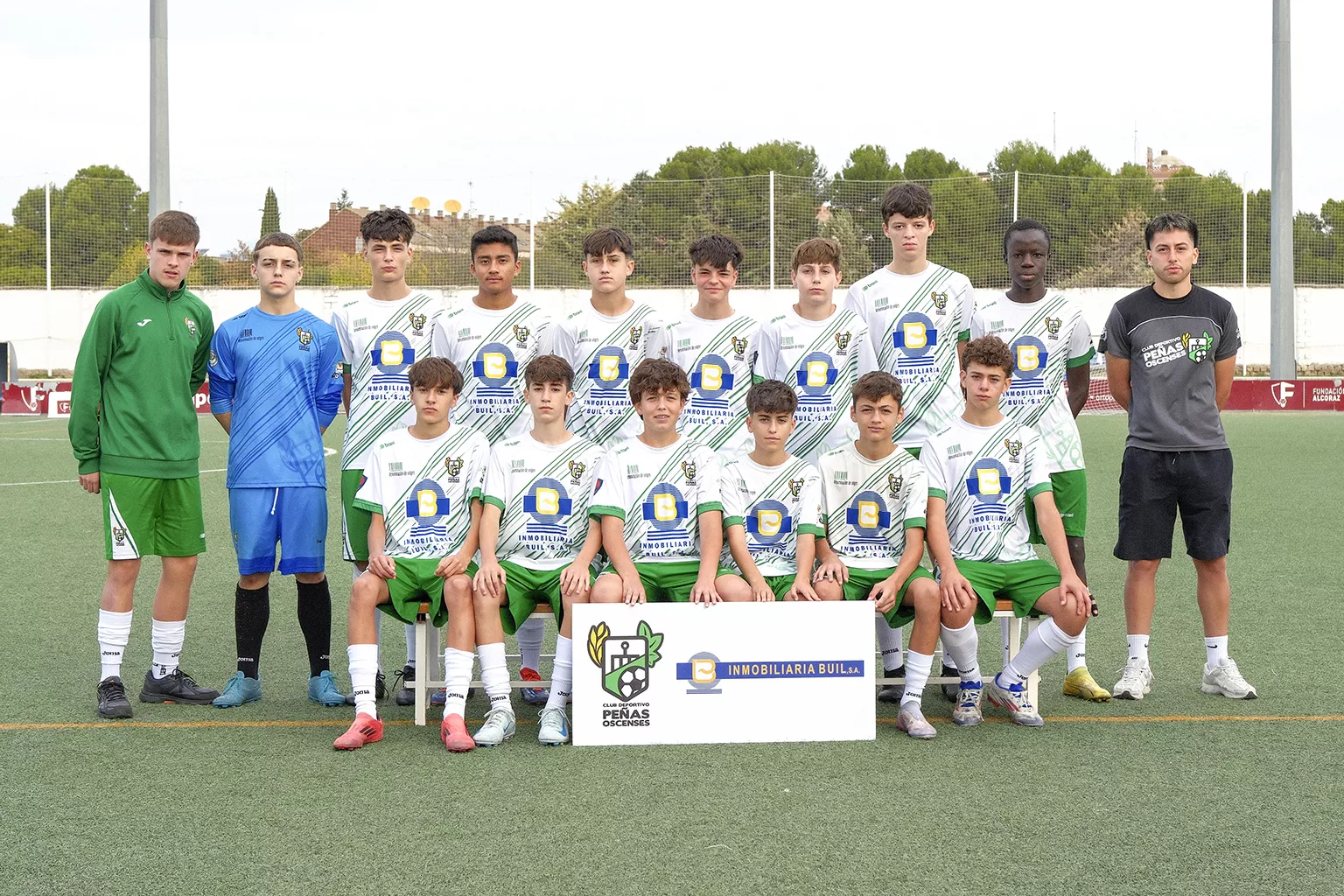 Imágenes de la presentación de la cantera del CD Peñas Oscenses. Foto: Alejandro Sanagustín