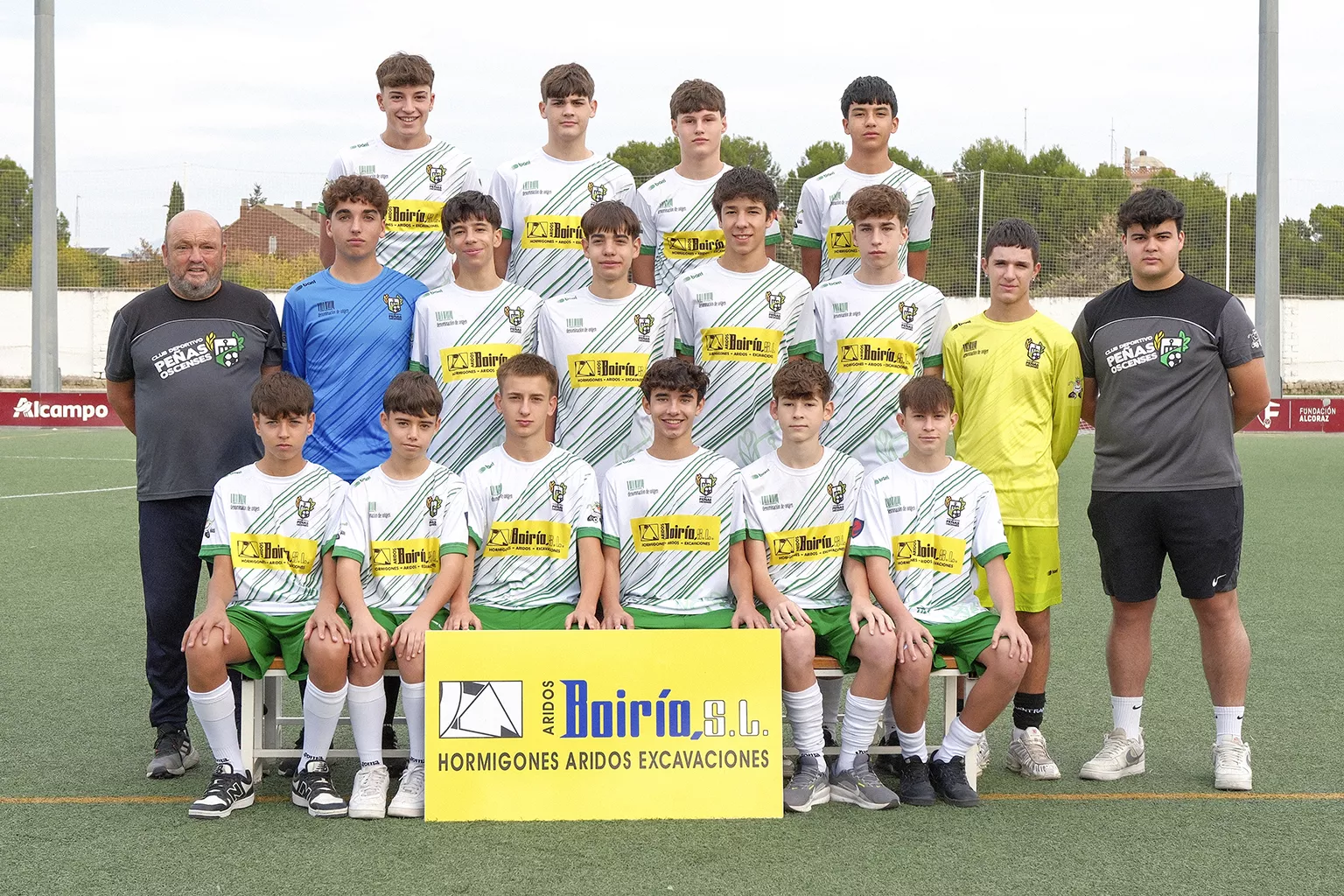Imágenes de la presentación de la cantera del CD Peñas Oscenses. Foto: Alejandro Sanagustín