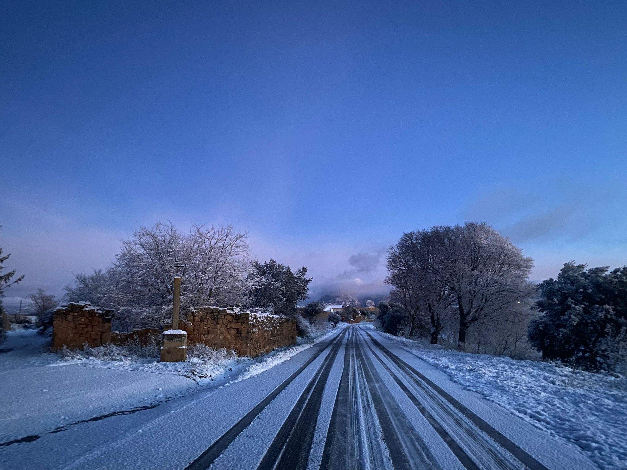 Carretera Siétamo. Foto Manuel Solanilla