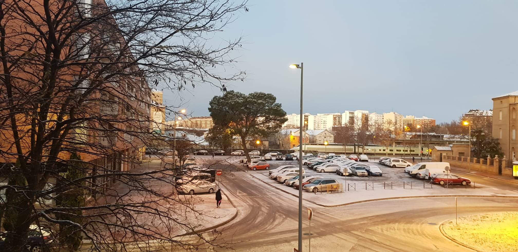 Imagen del barrio del Perpetuo Socorro de Huesca. Foto Carlos Barraca