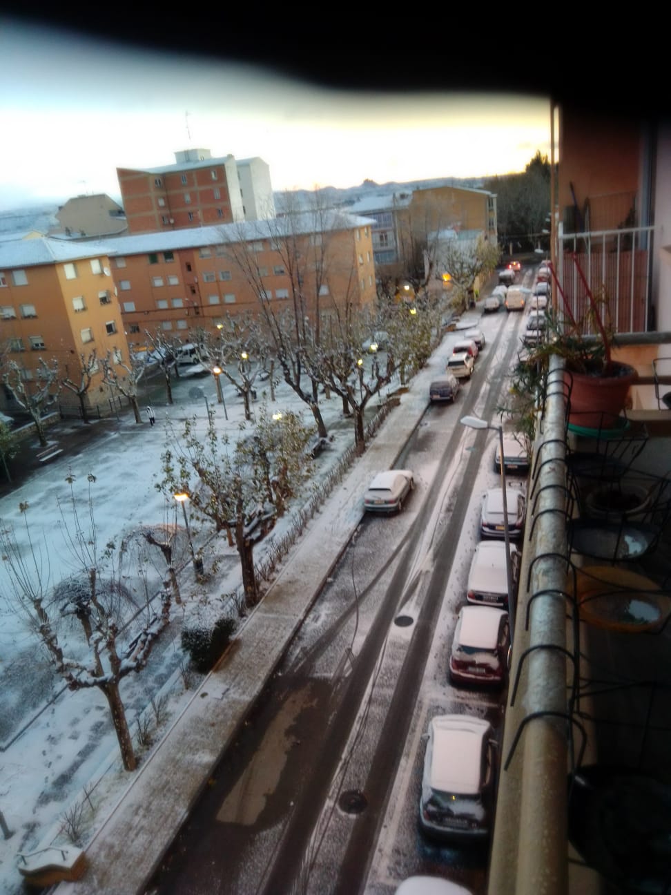 Imagen del barrio del Perpetuo Socorro de Huesca. Foto Carlos Barraca