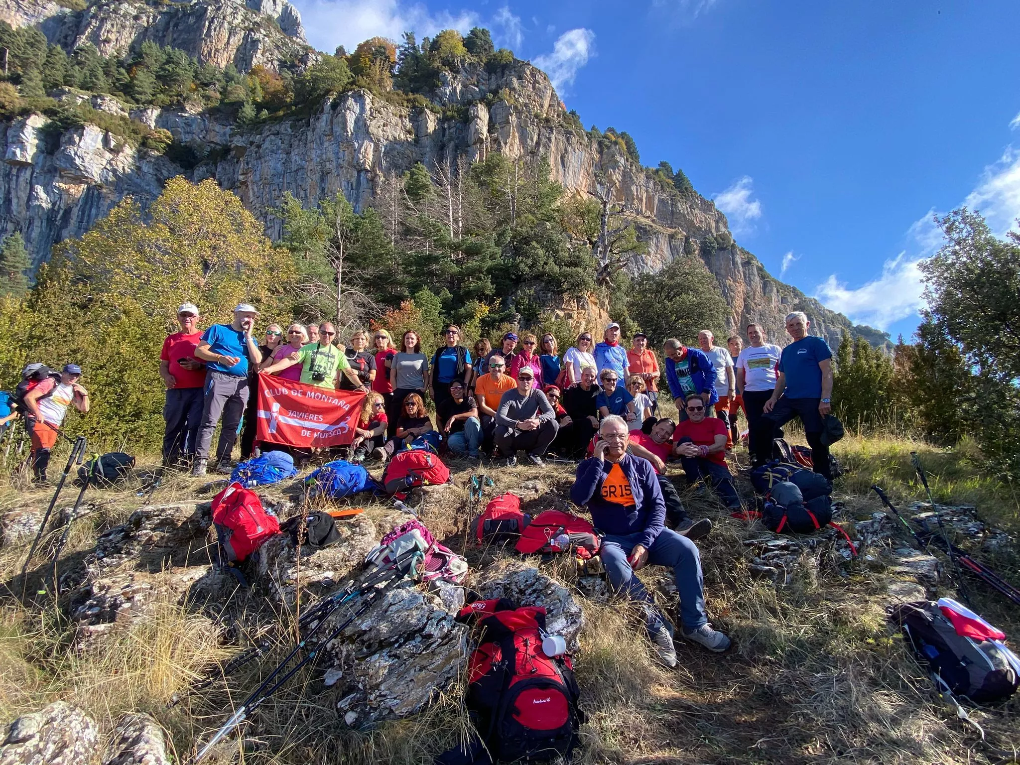 Los Javieres, en la Travesía GR15 Los Javieres, en la Travesía GR15