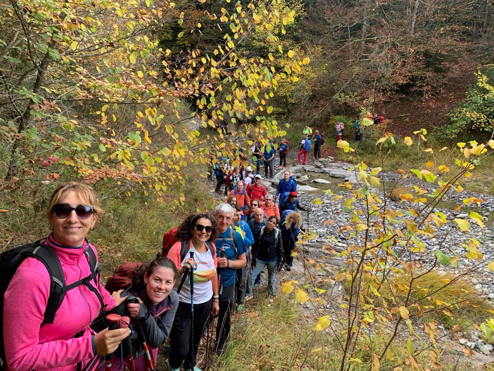 Los Javieres, en la Travesía GR15