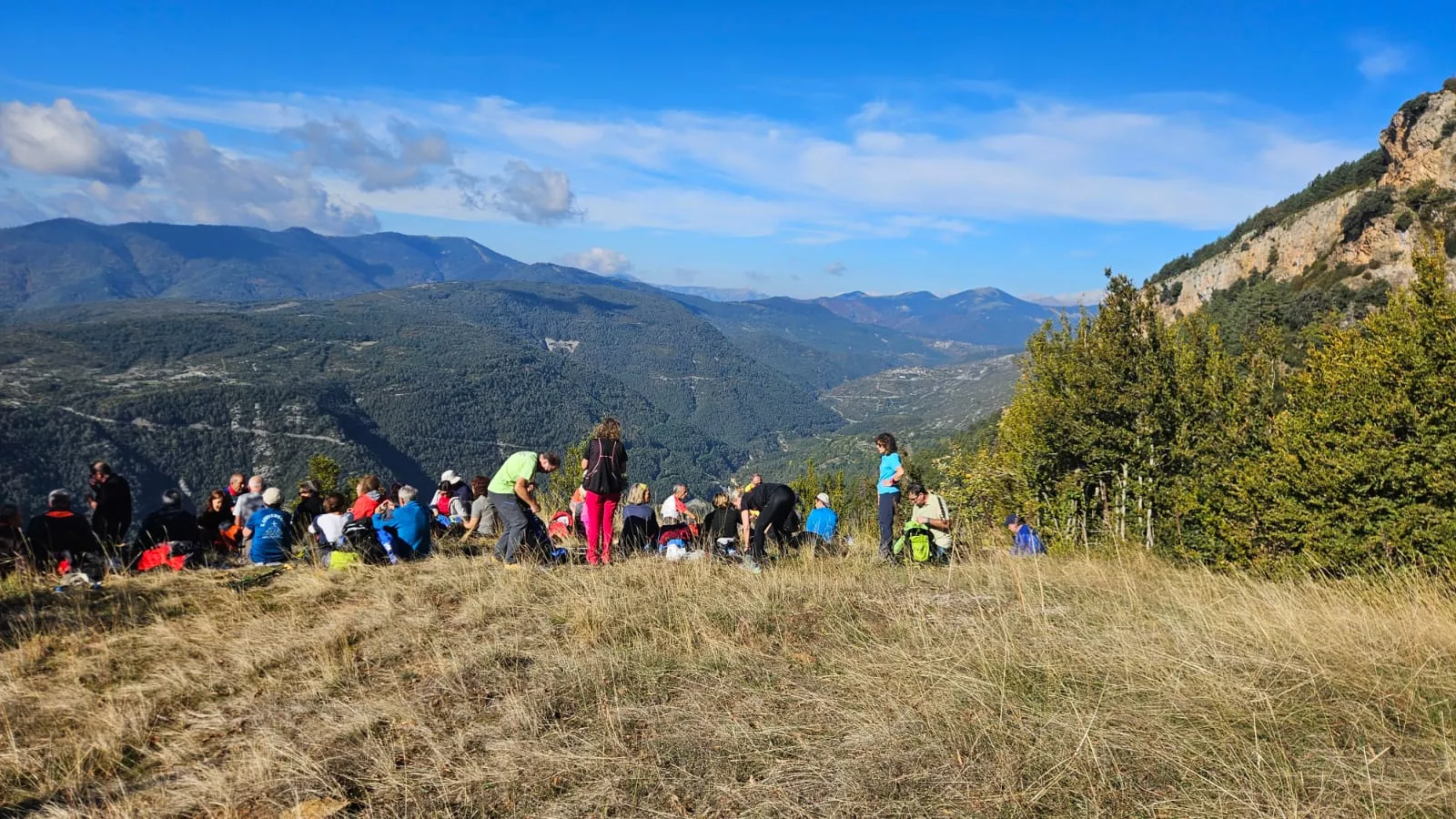 Los Javieres, en la Travesía GR15