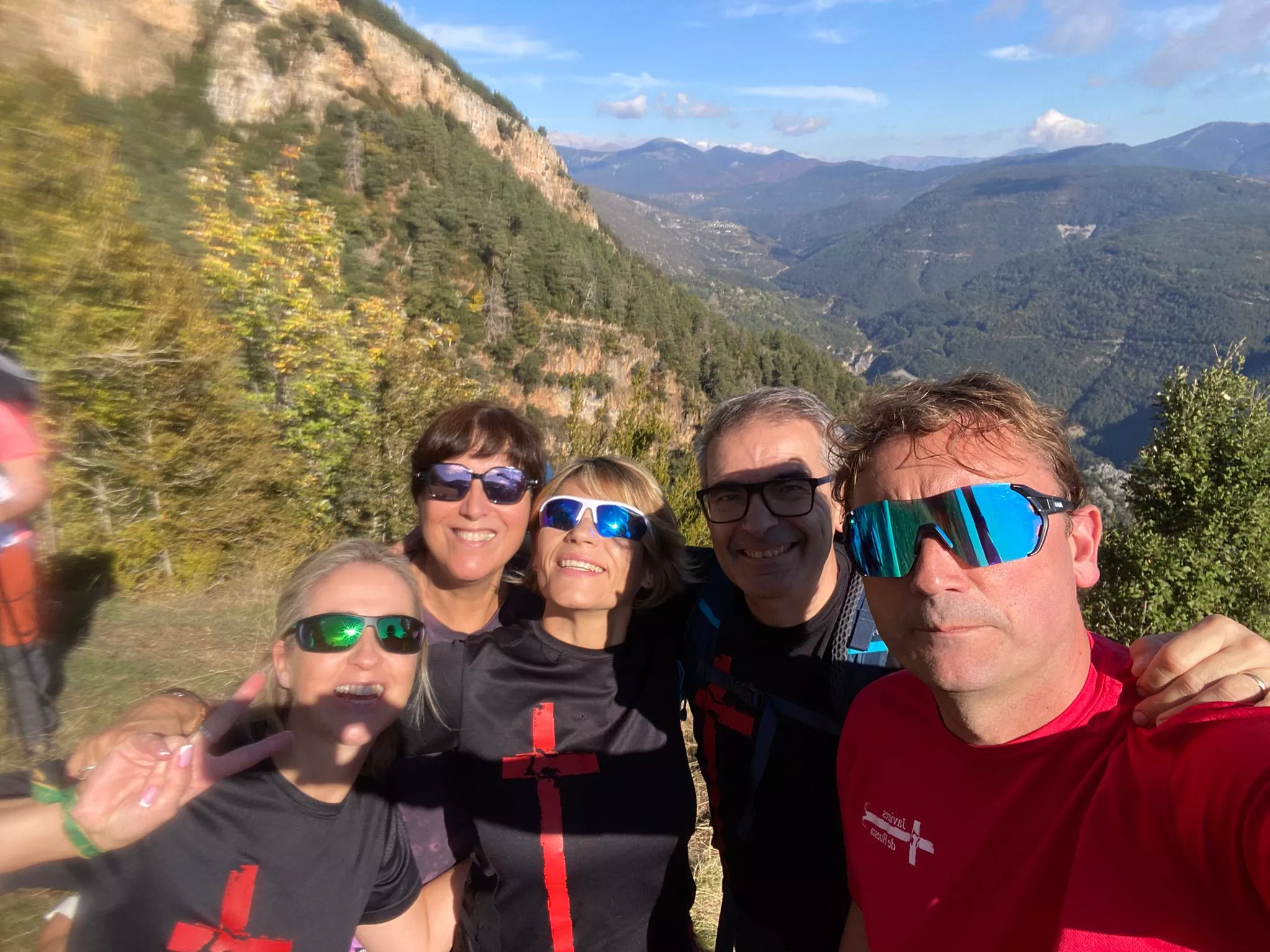 Los Javieres, en la Travesía GR15