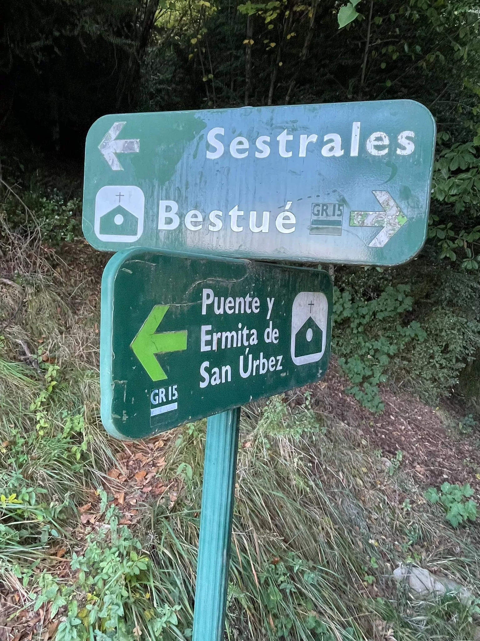 Los Javieres, en la Travesía GR15