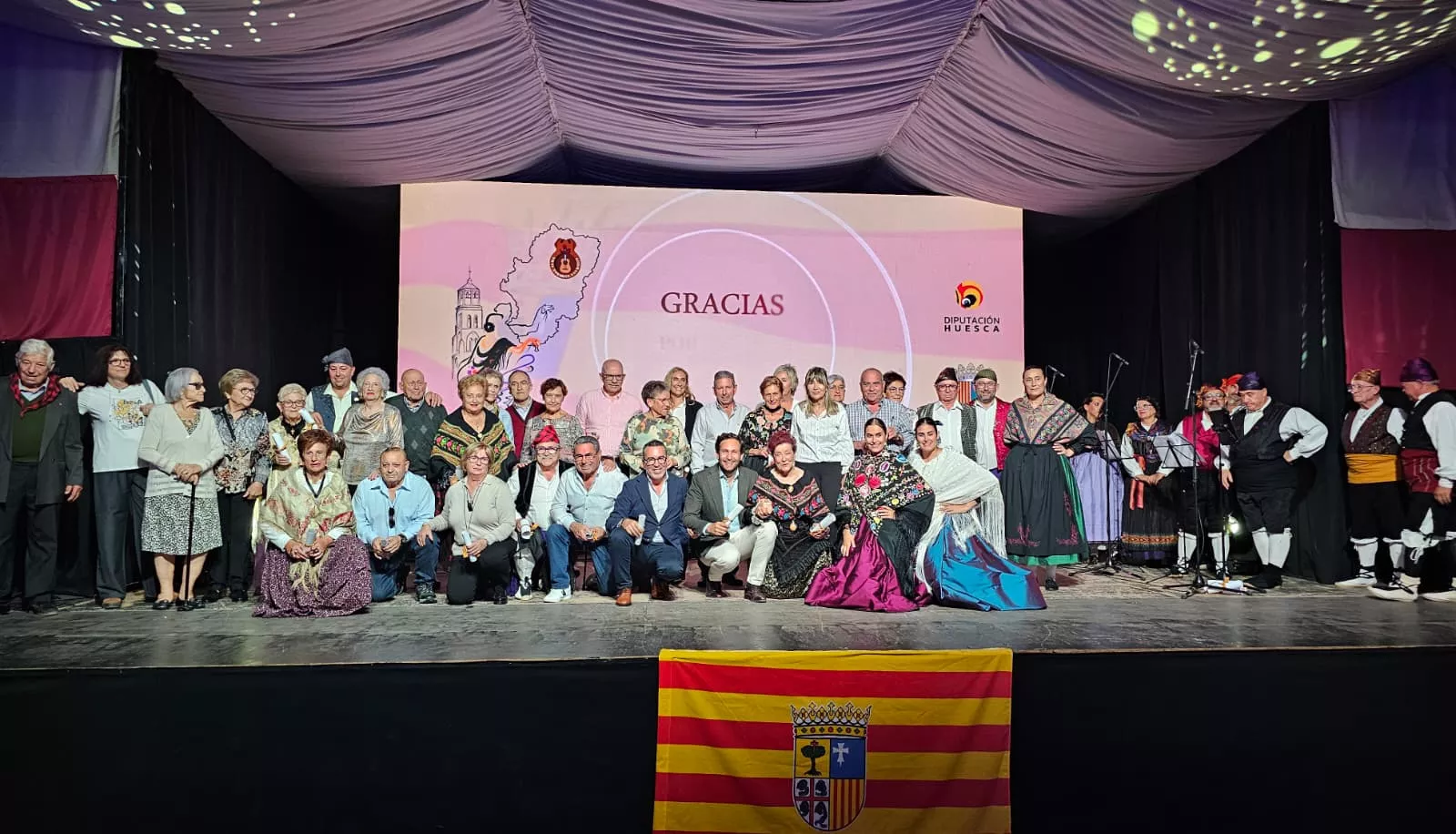 Gala de celebración del centenario de Alma Literana en Tamarite.