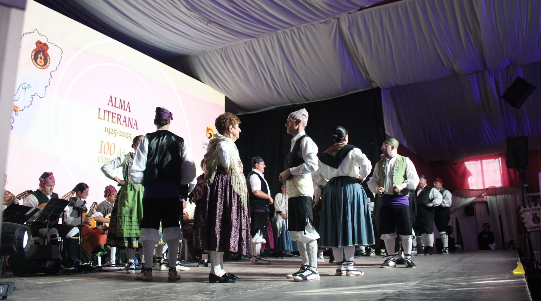 Gala de celebración del centenario de Alma Literana en Tamarite.