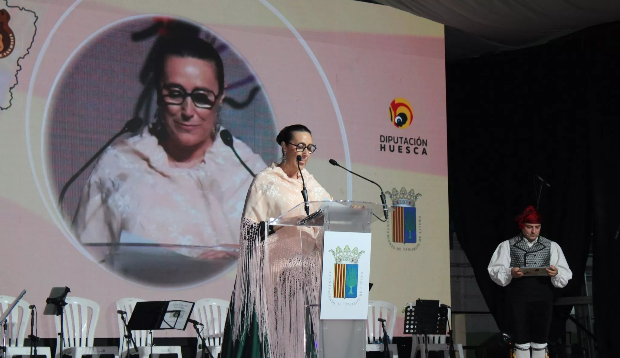 Gala de celebración del centenario de Alma Literana en Tamarite.