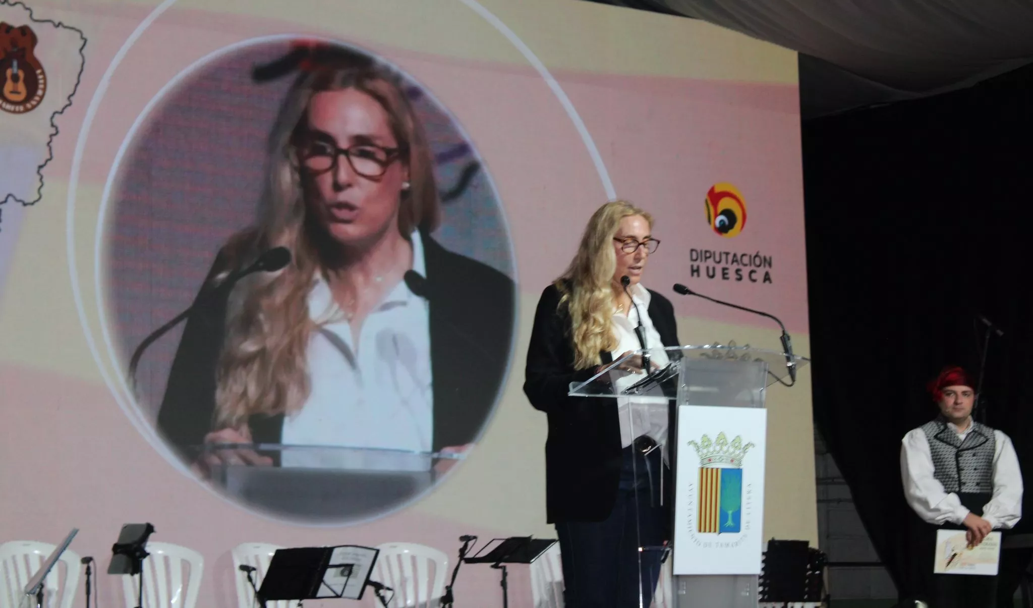 Gala de celebración del centenario de Alma Literana en Tamarite.