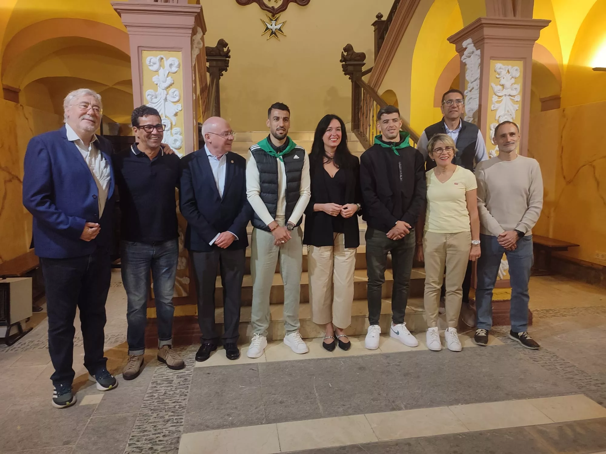 Recepción del Ayuntamiento a Djamel Sedjati