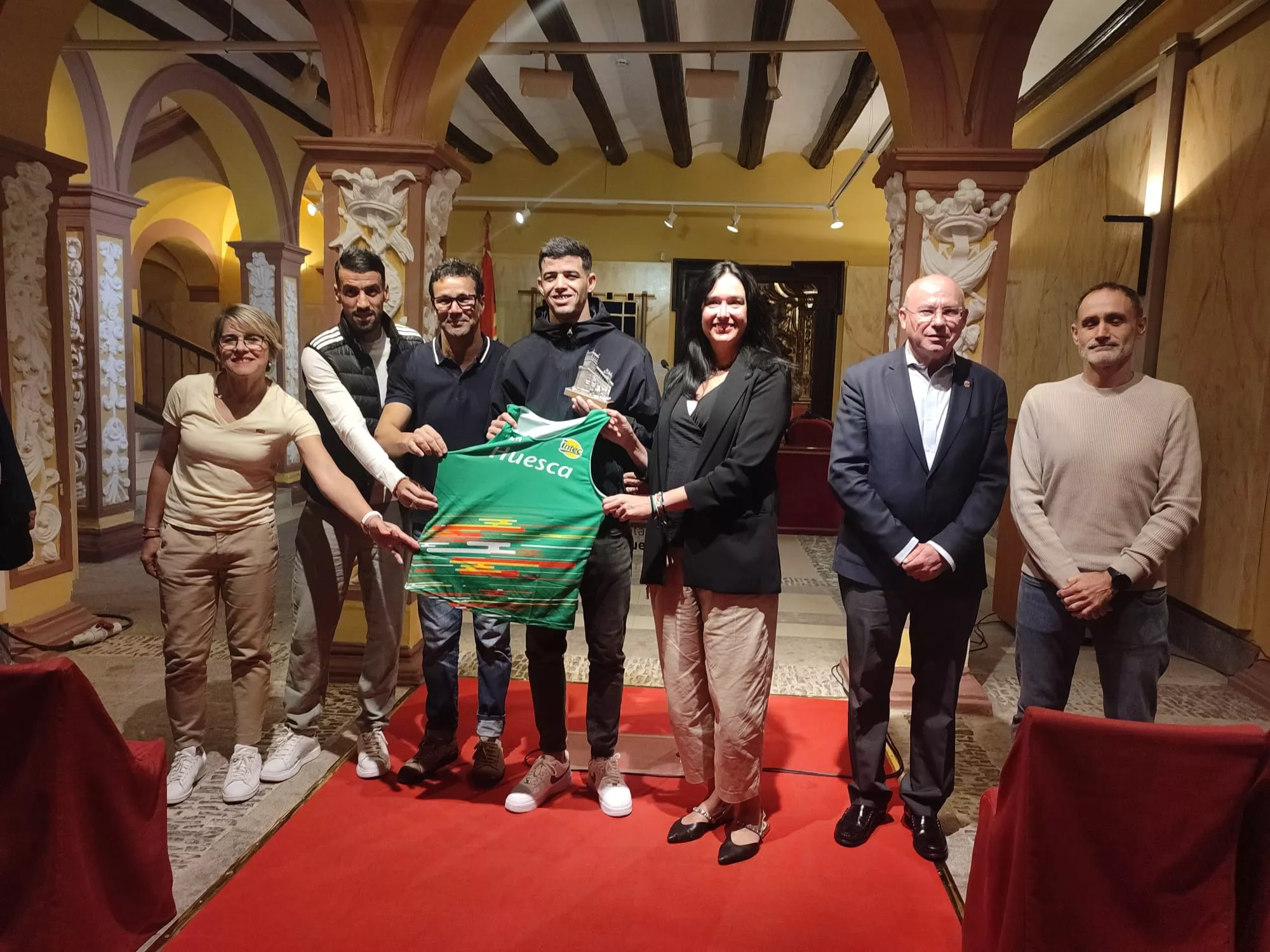 Recepción del Ayuntamiento a Djamel Sedjati