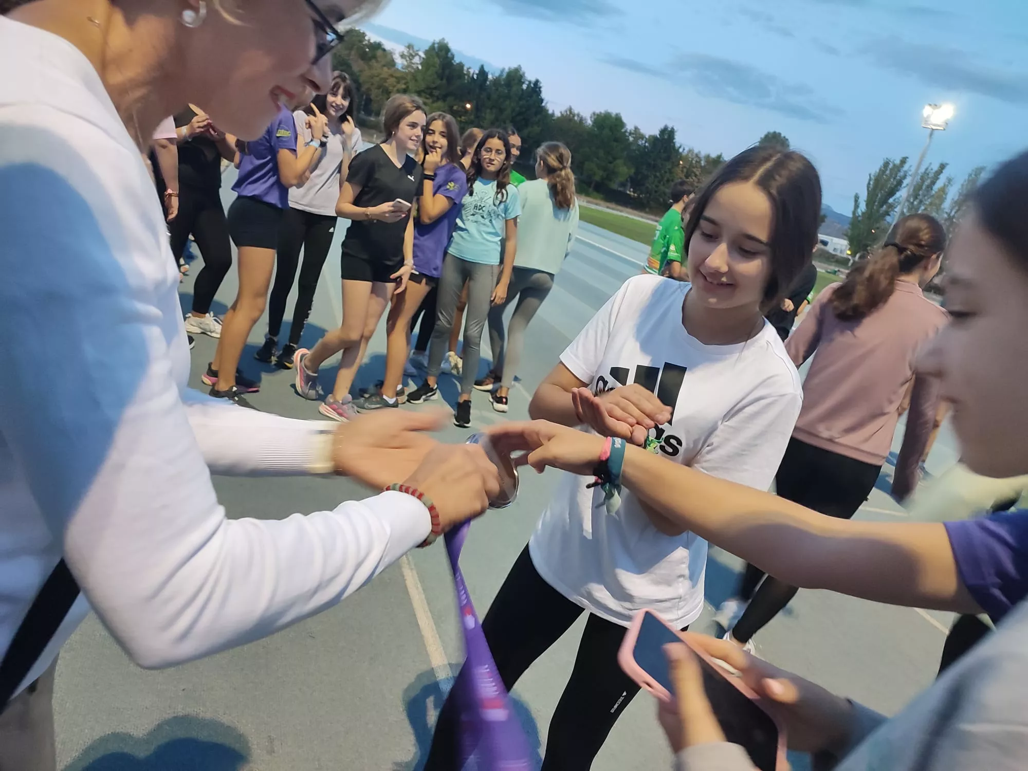 Sedjati con la Escuela de Intec-Zoiti