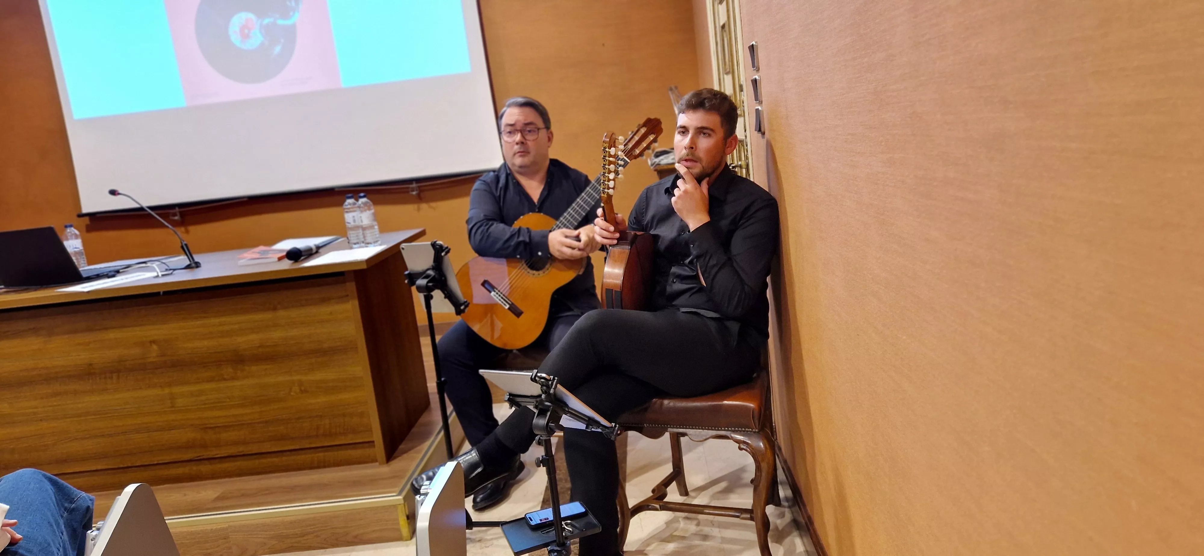 Rodrigo El Puente e Iván Sampietro. Foto Myriam Martínez