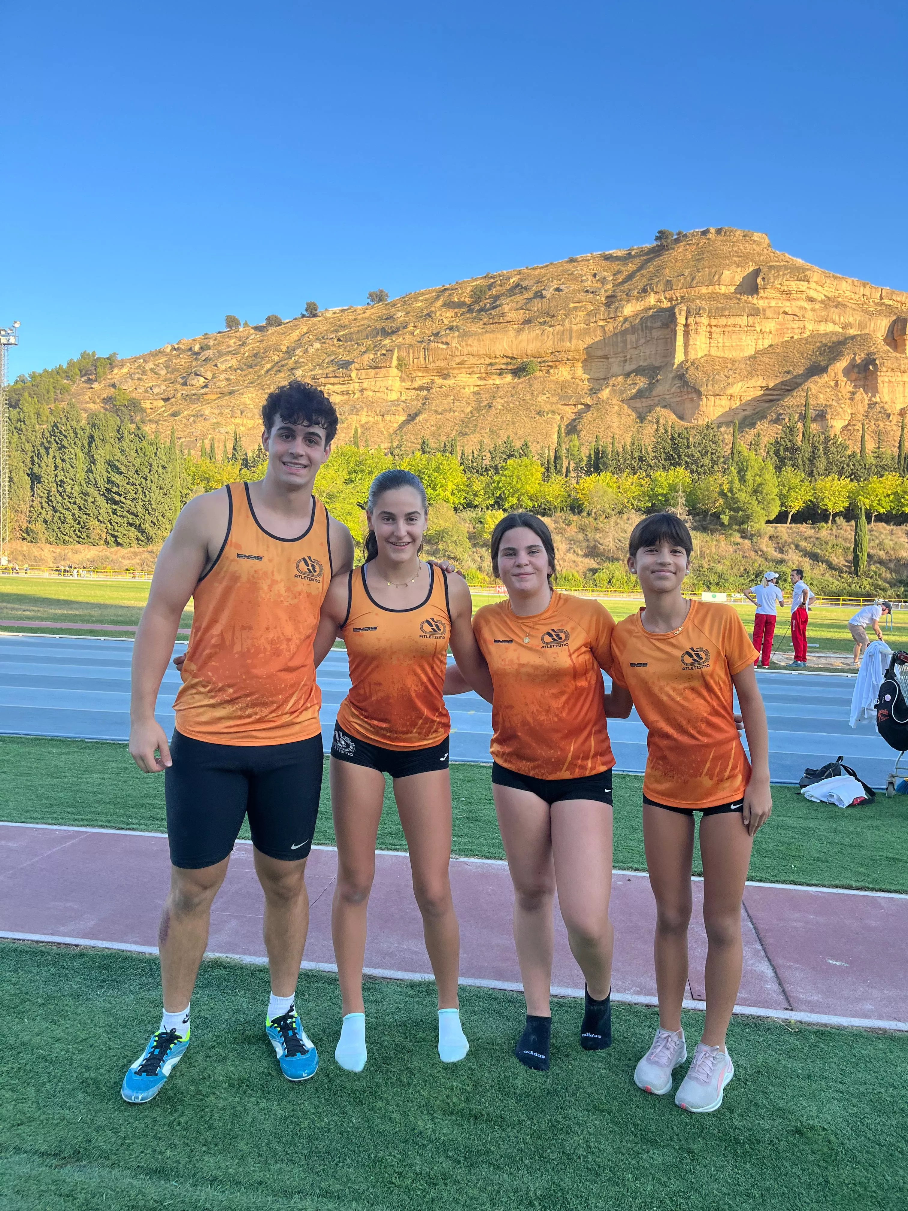 Atletas del CA Fraga Bajo Cinca