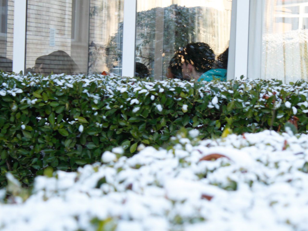 Nieve en la ciudad de Huesca. Foto. Alejandro Vargas (Escuela de Arte de Huesca)