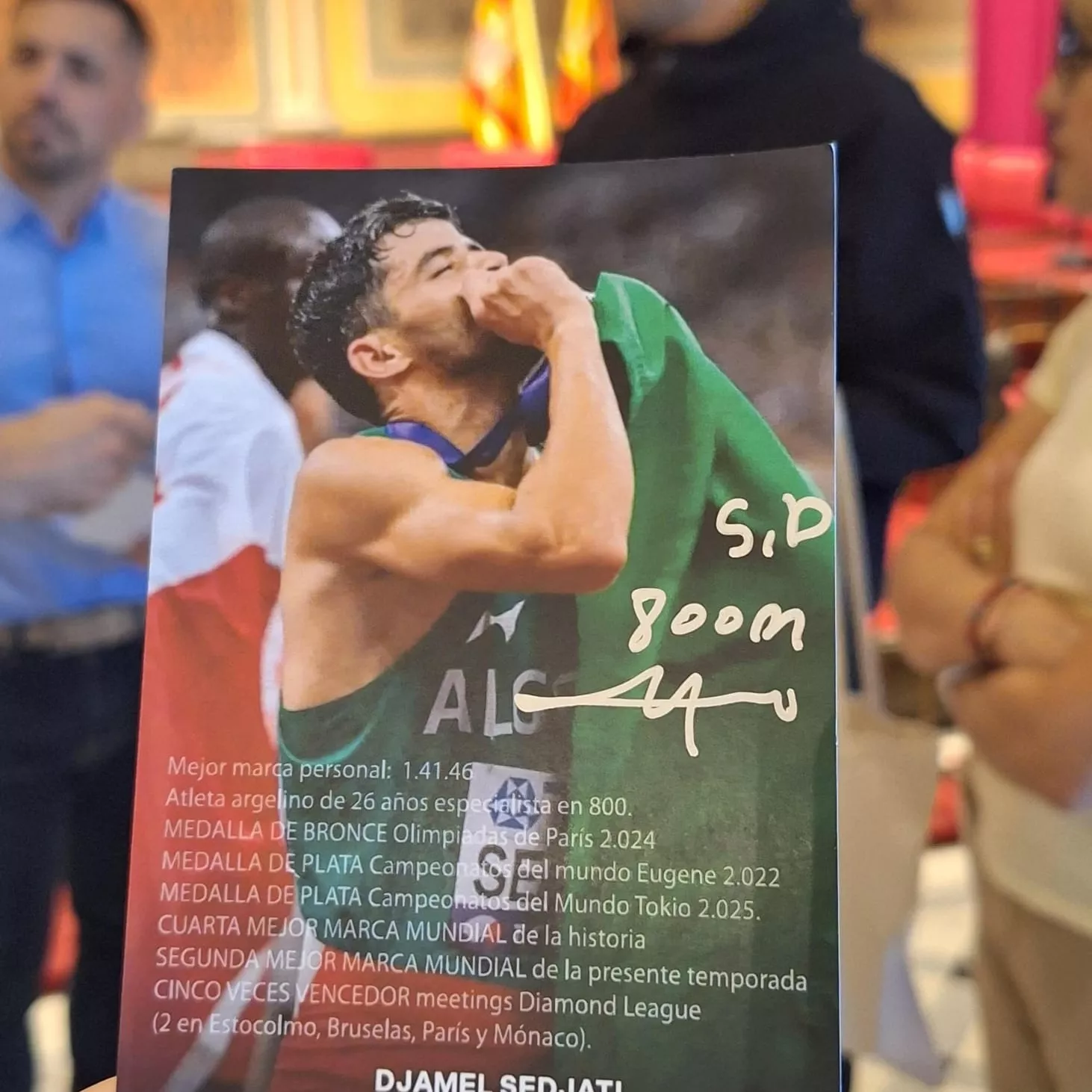 Sedjati, recibido en el Ayuntamiento de Barbastro.