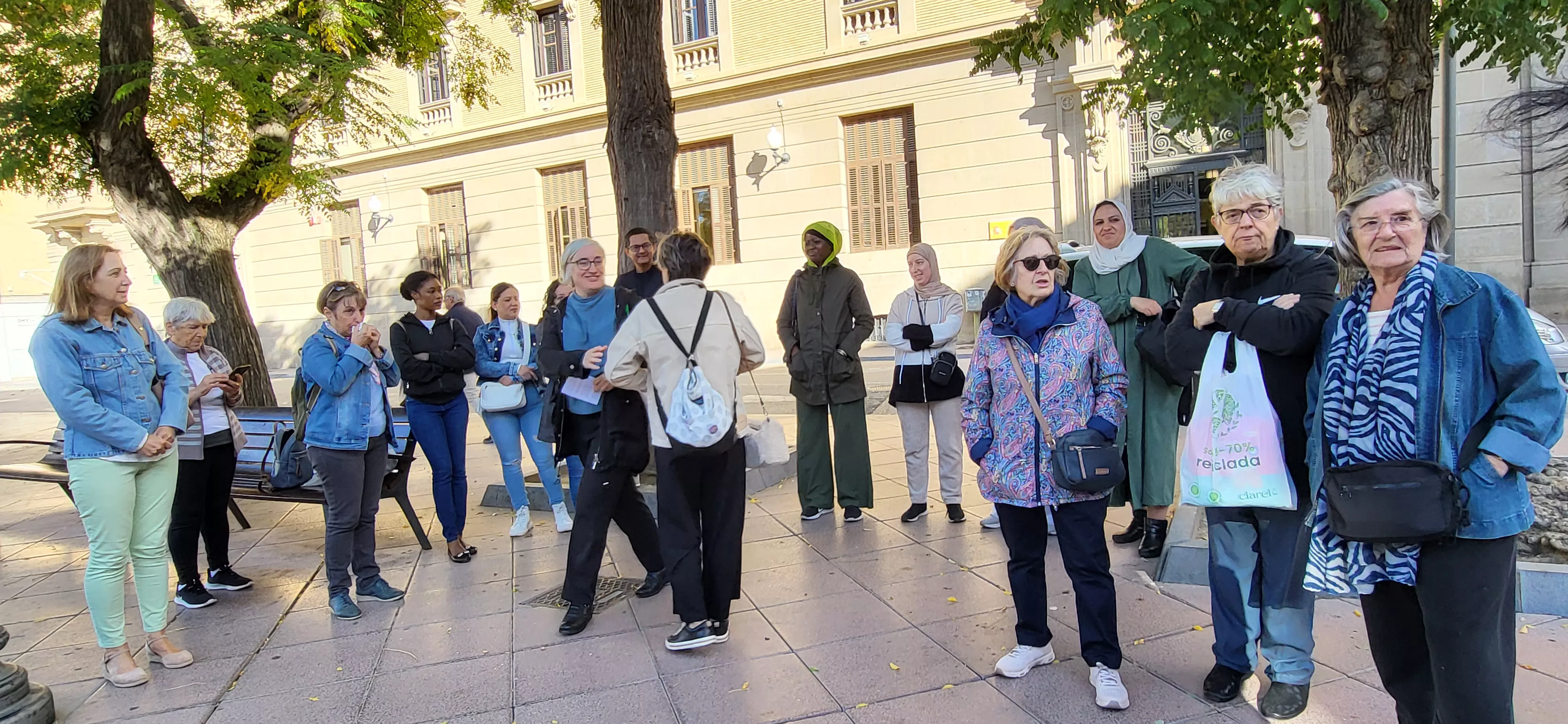 Acto celebrado por Cáritas en el Día de las Personas sin Hogar. Foto Mercedes Manterola