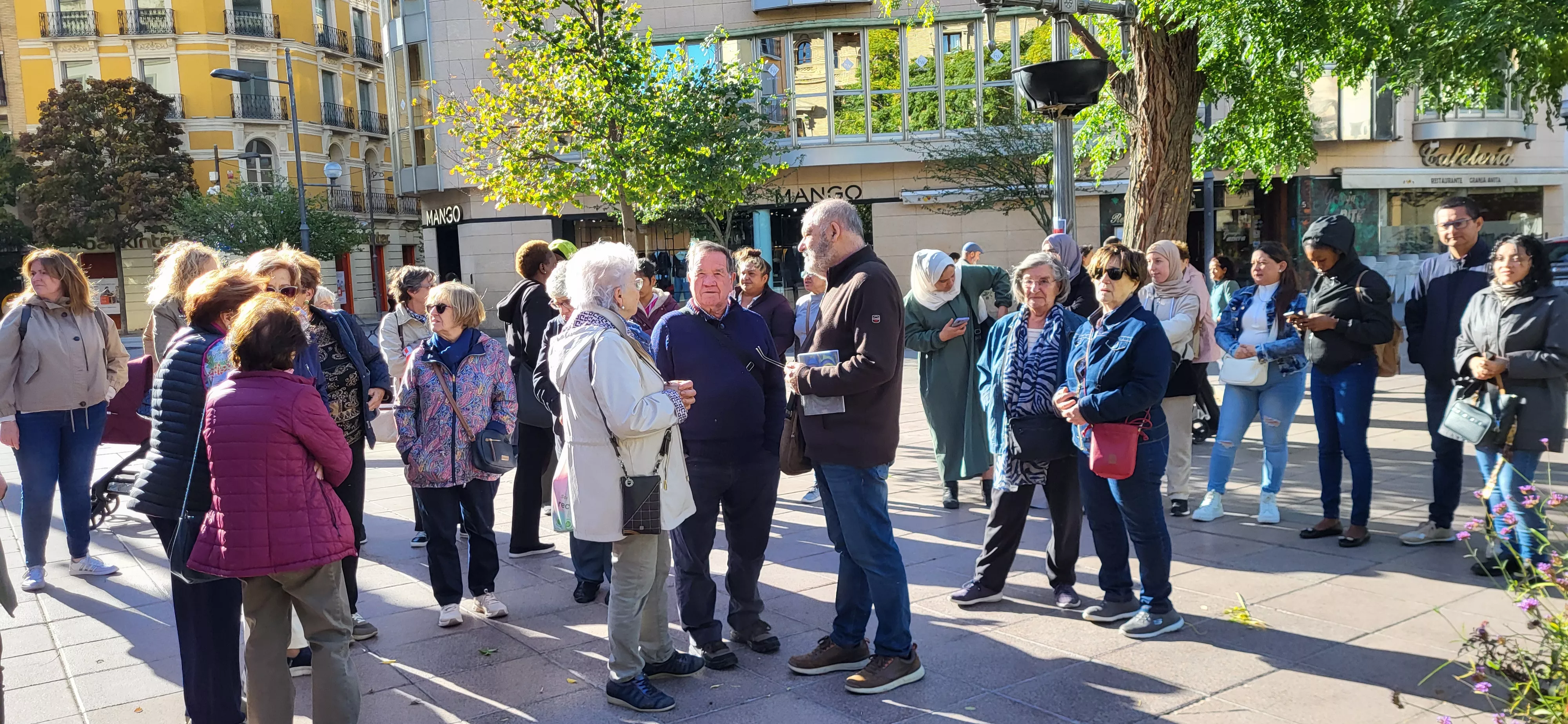 Acto celebrado por Cáritas en el Día de las Personas sin Hogar. Foto Mercedes Manterola
