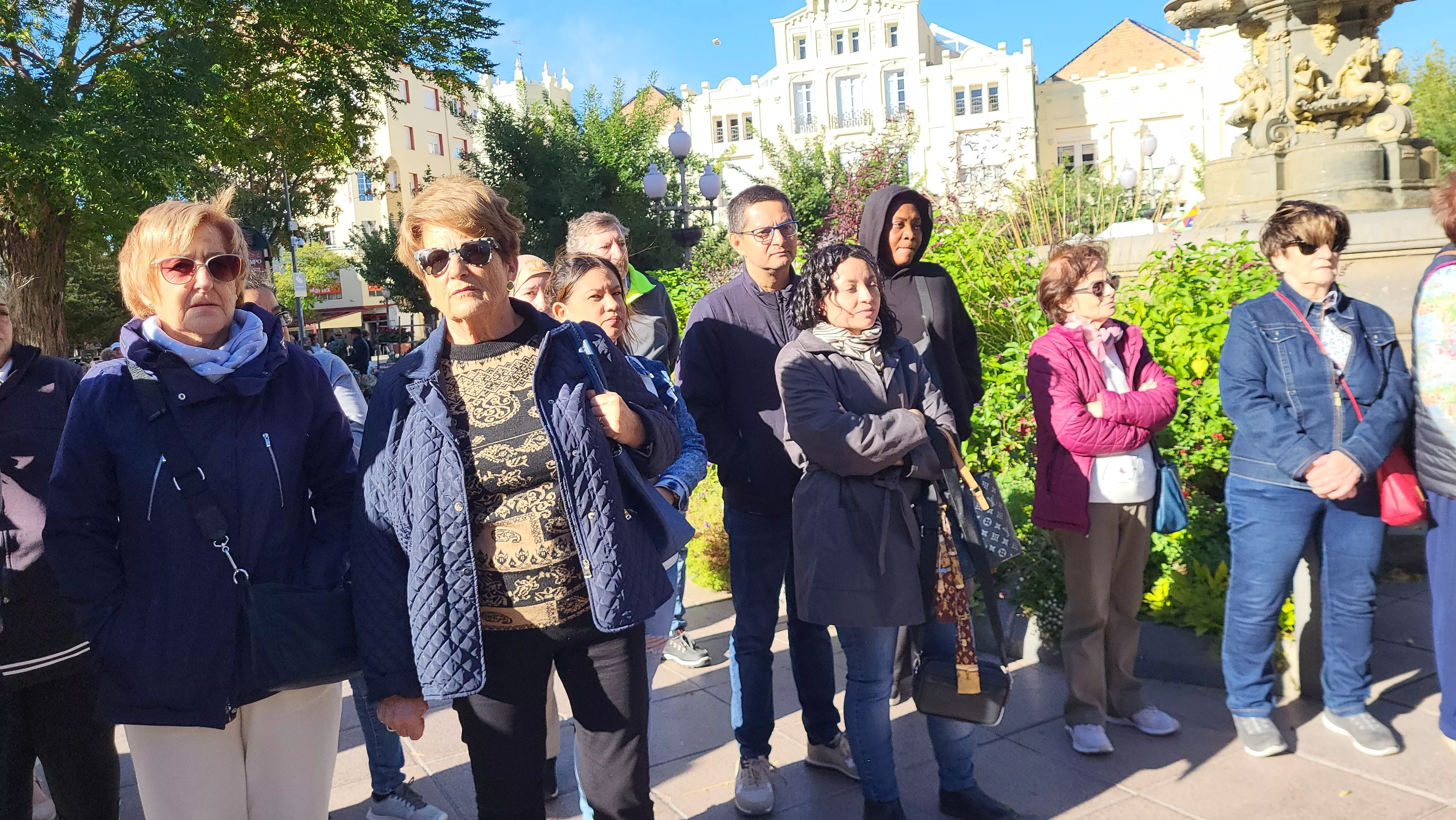 Acto celebrado por Cáritas en el Día de las Personas sin Hogar. Foto Mercedes Manterola
