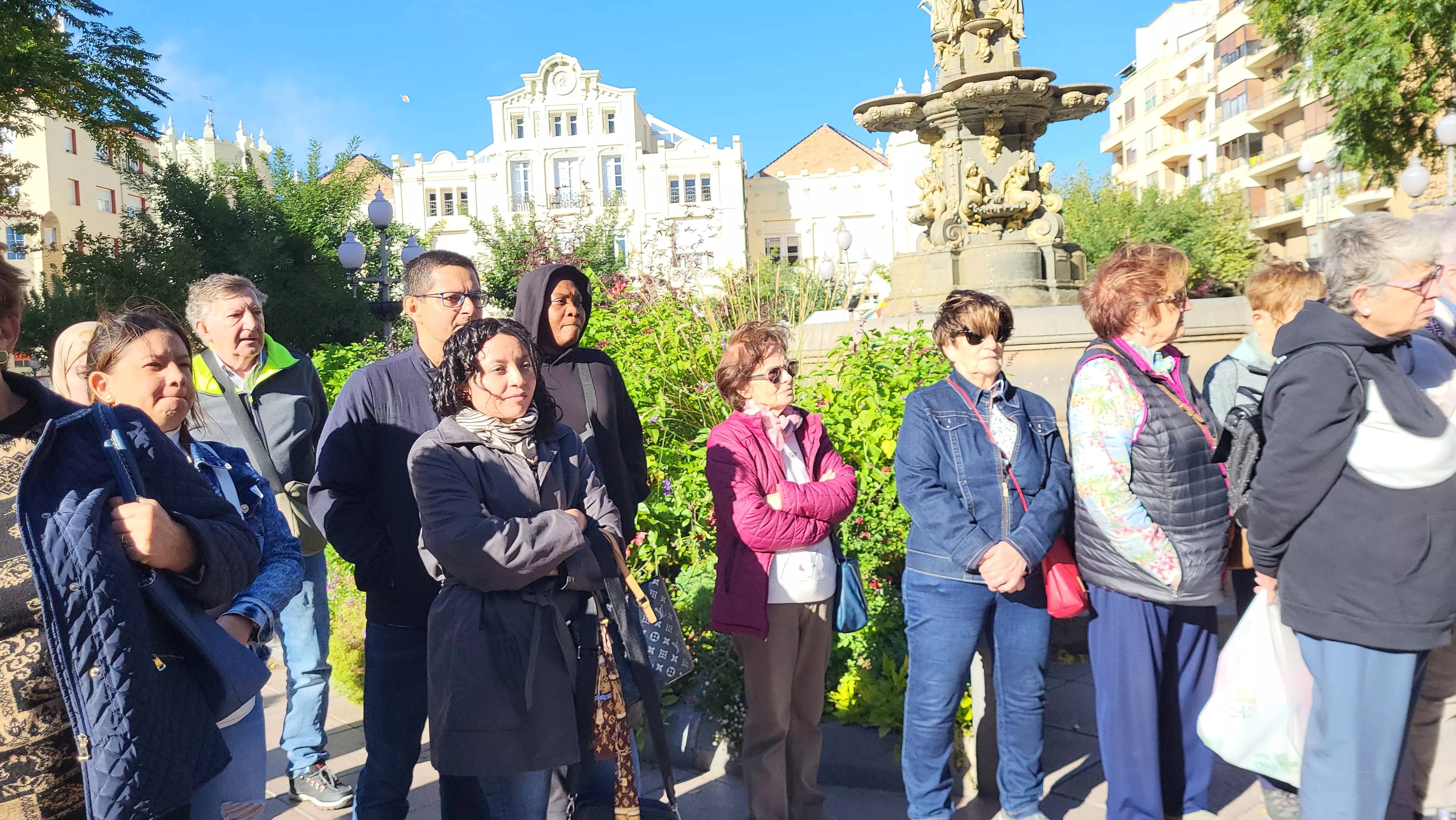 Acto celebrado por Cáritas en el Día de las Personas sin Hogar. Foto Mercedes Manterola