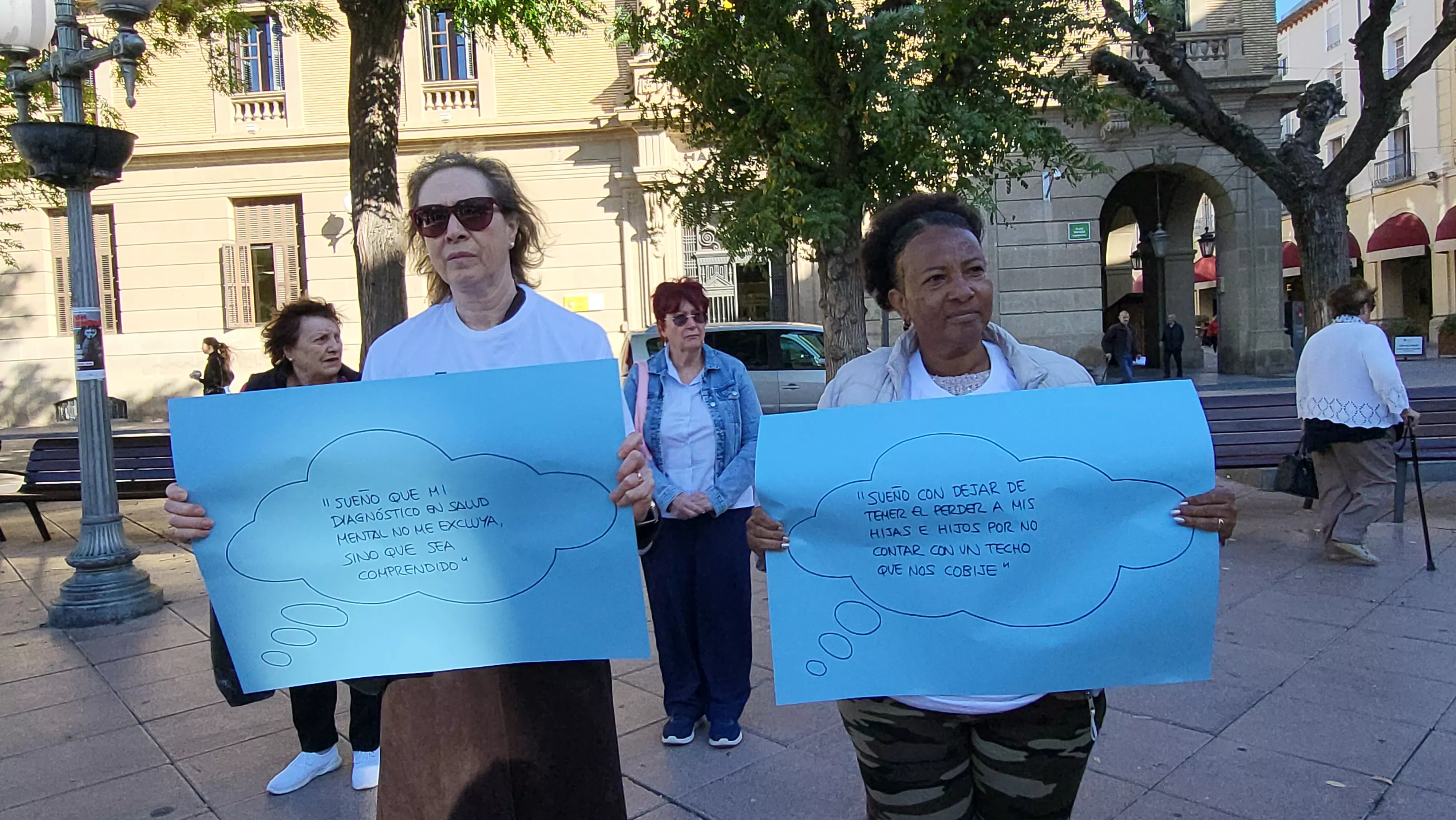 Acto celebrado por Cáritas en el Día de las Personas sin Hogar. Foto Mercedes Manterola