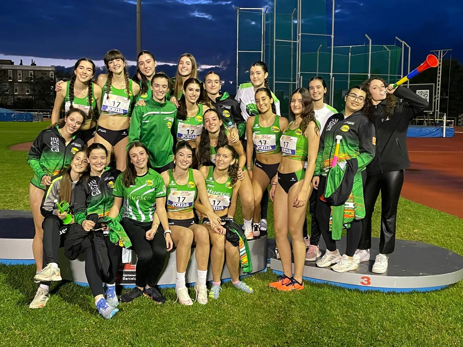 Una buena parte del equipo sub-20 de Intec-Zoiti.