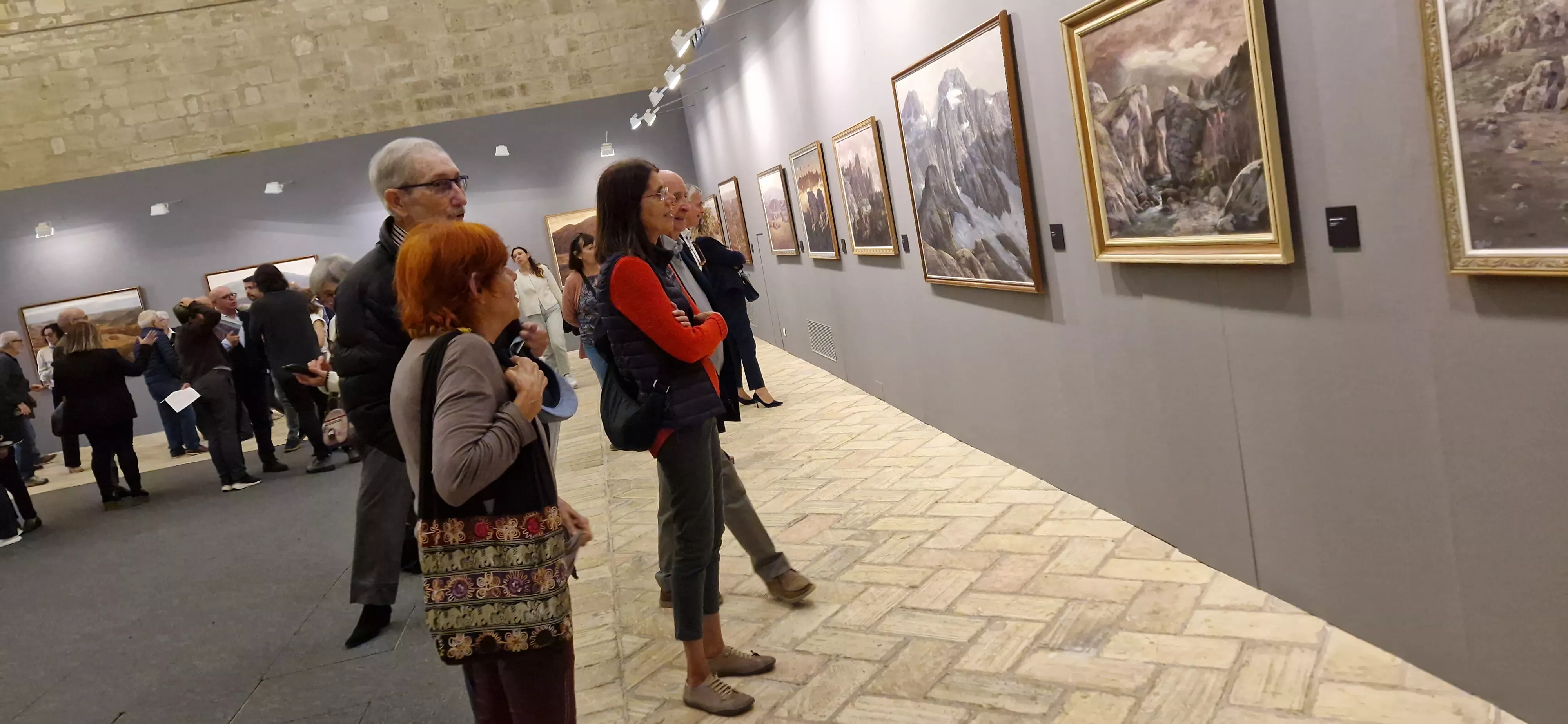 Exposición de Leoncio Mairal en el Museo de Huesca. Foto Myriam Martínez