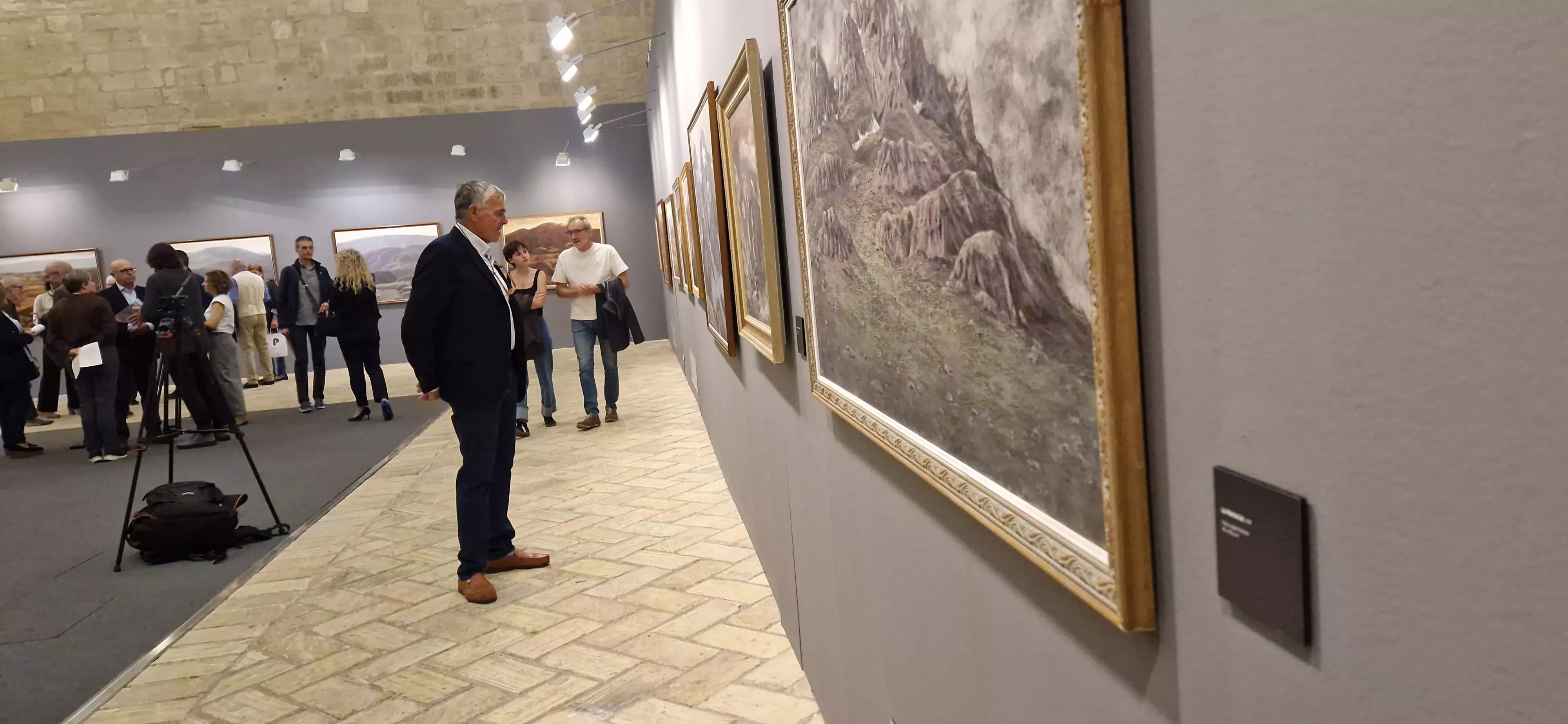 Exposición de Leoncio Mairal en el Museo de Huesca. Foto Myriam Martínez