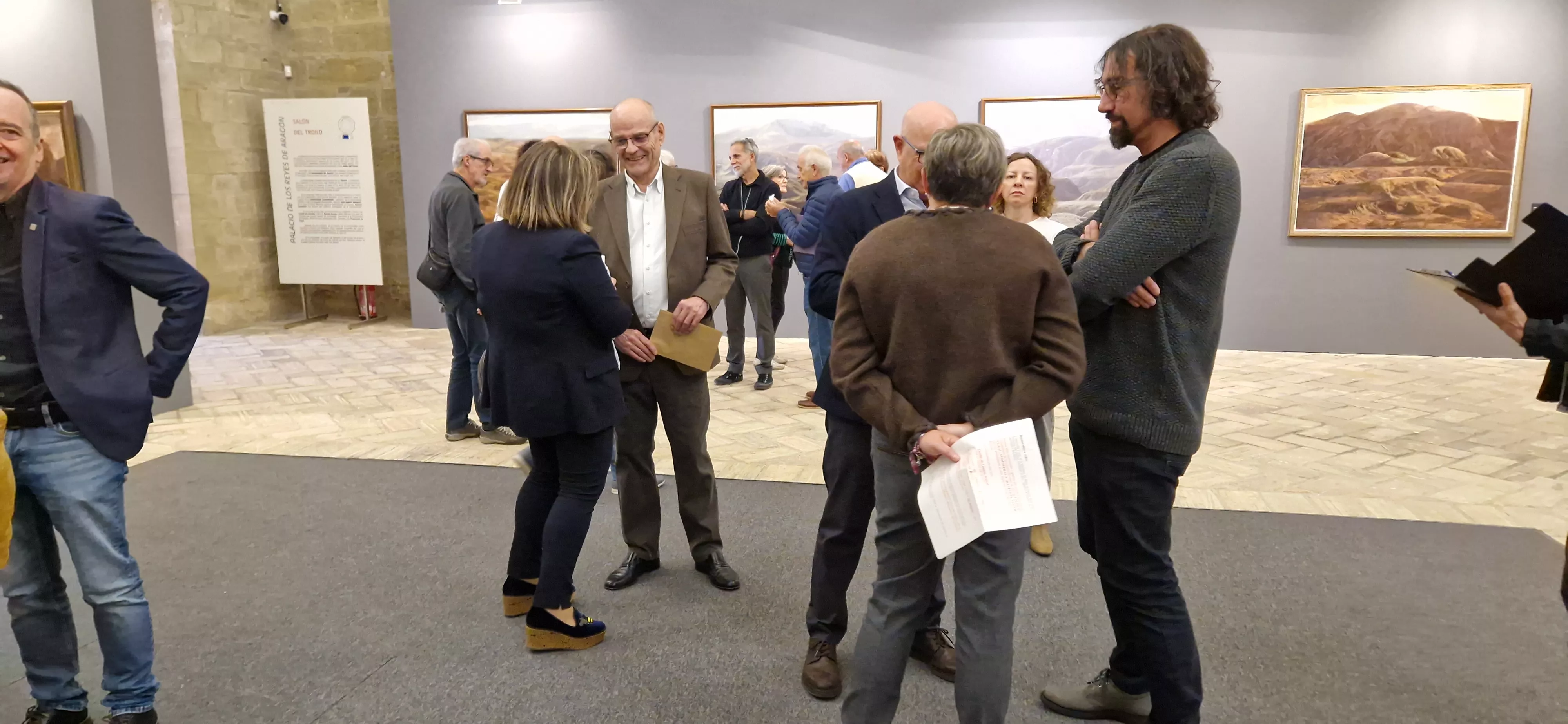 Exposición de Leoncio Mairal en el Museo de Huesca. Foto Myriam Martínez