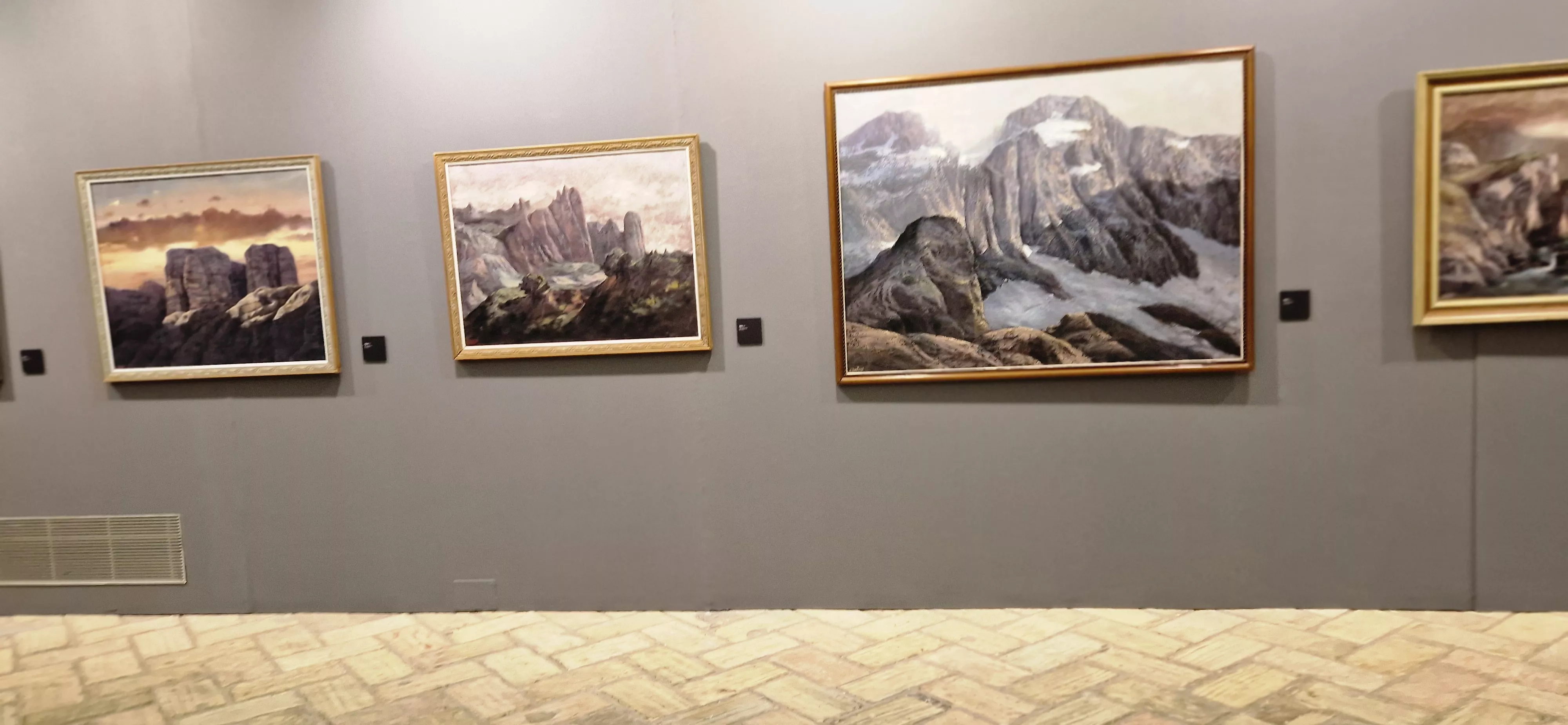 Exposición de Leoncio Mairal en el Museo de Huesca. Foto Myriam Martínez