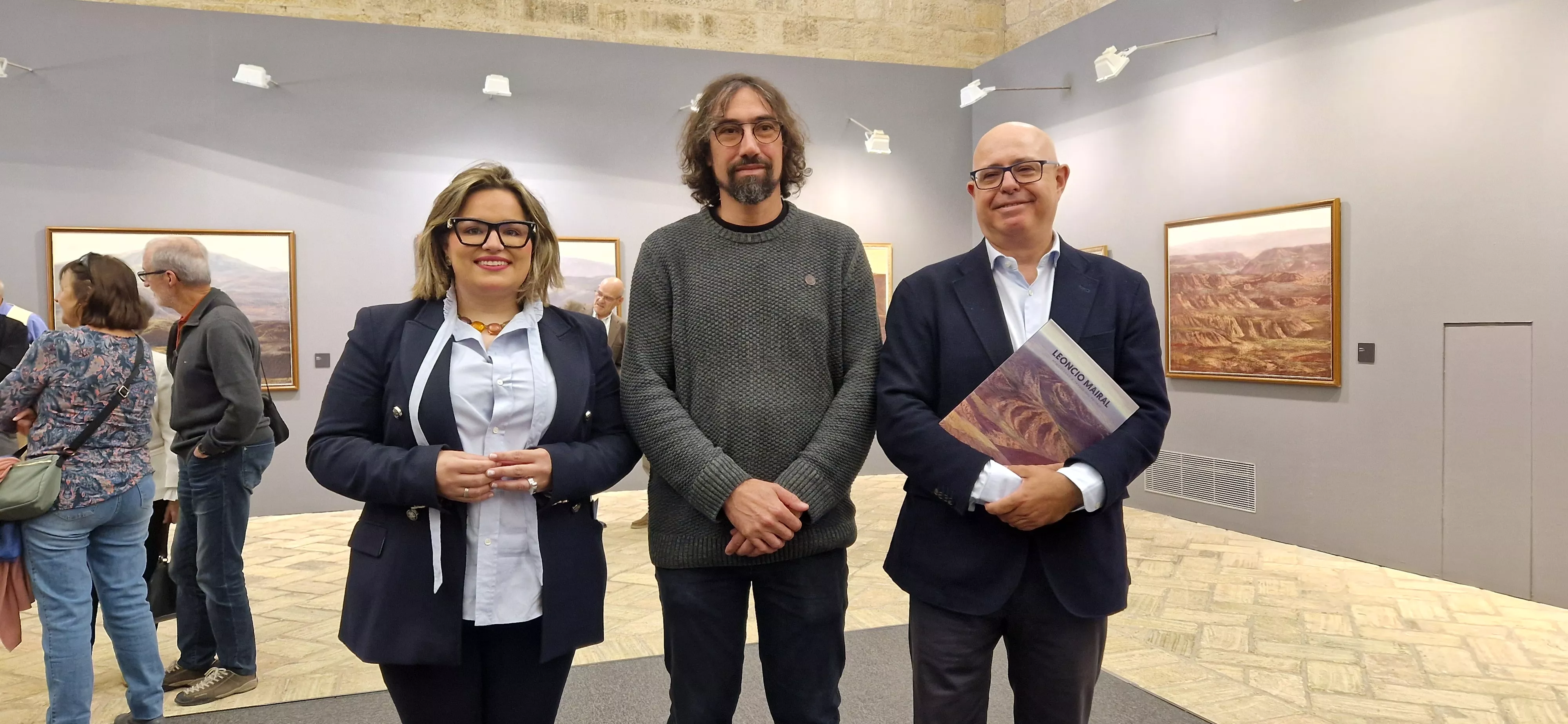 Exposición de Leoncio Mairal en el Museo de Huesca. Foto Myriam Martínez