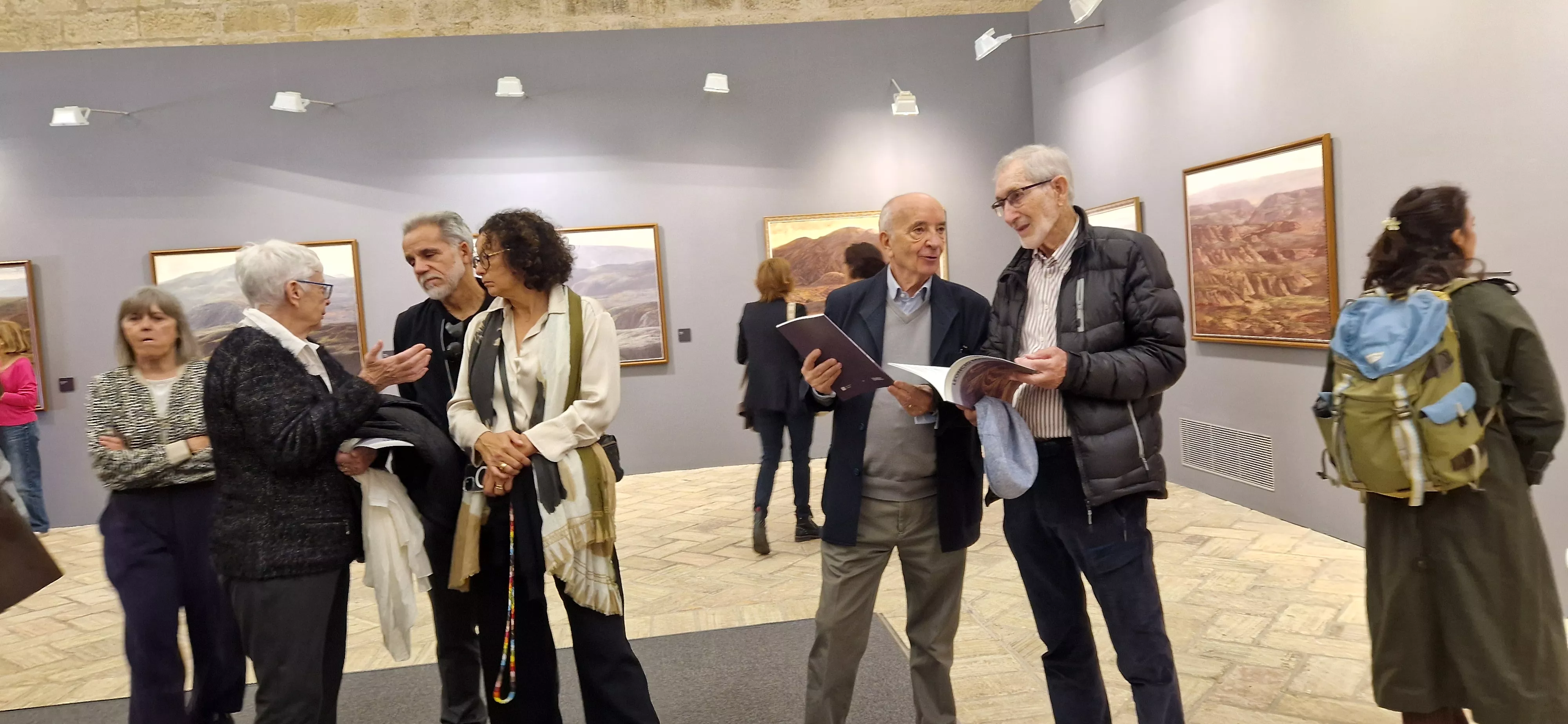 Exposición de Leoncio Mairal en el Museo de Huesca. Foto Myriam Martínez